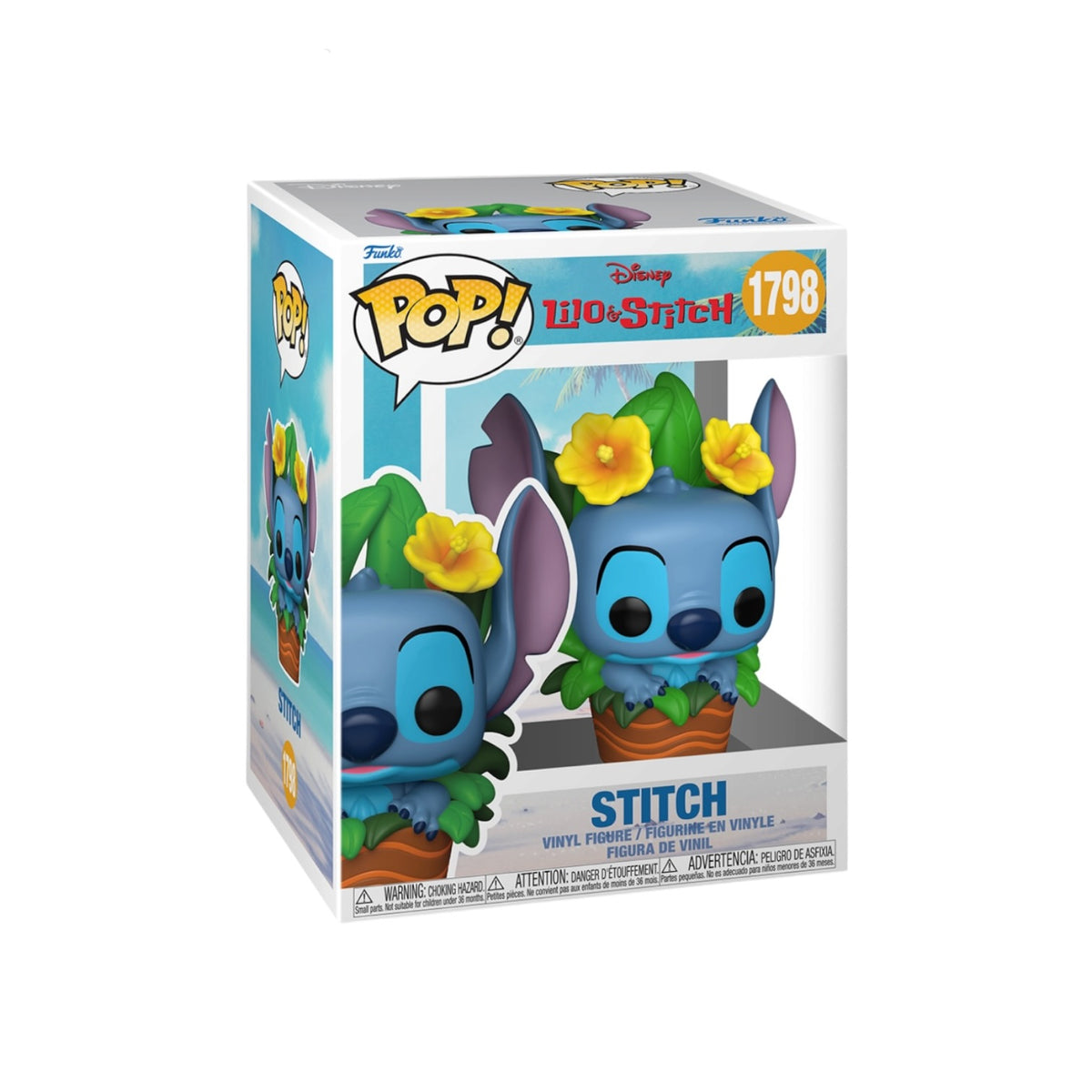 Stitch in Potted Plant #1798 Funko Pop! Premium - Lilo & Stitch - PREORDER