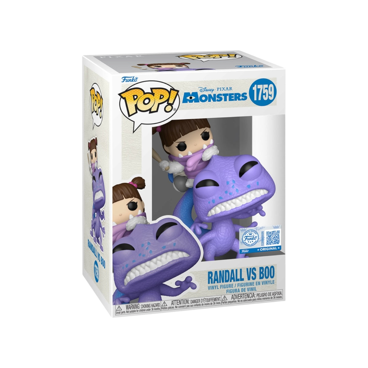 Randall vs Boo #1759 Funko Pop! - Monsters Inc.