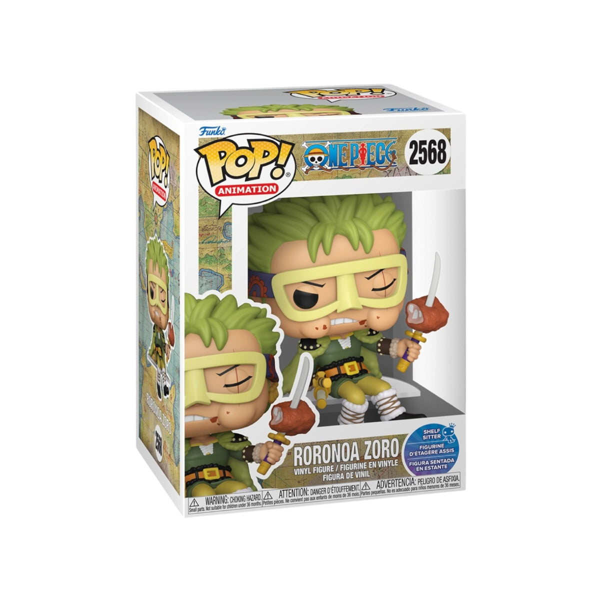 Roronoa Zoro (Shelf Sitter) #2568 Funko Pop! - One Piece - PREORDER