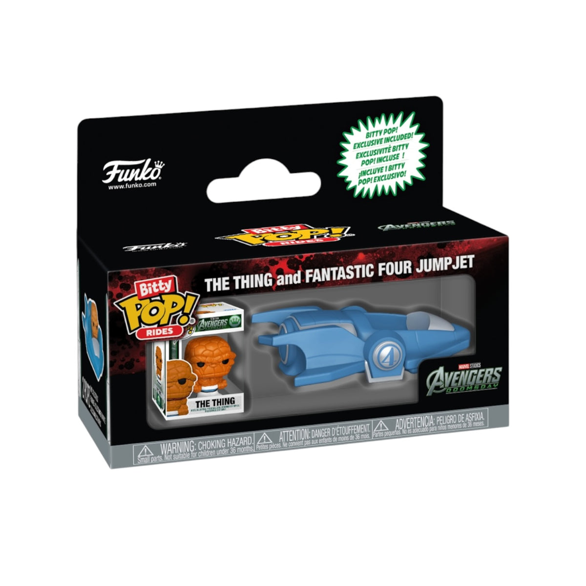 The Thing and Fantastic Four Jumpjet Funko Bitty Pop! Ride - Avengers: Doomsday - PREORDER
