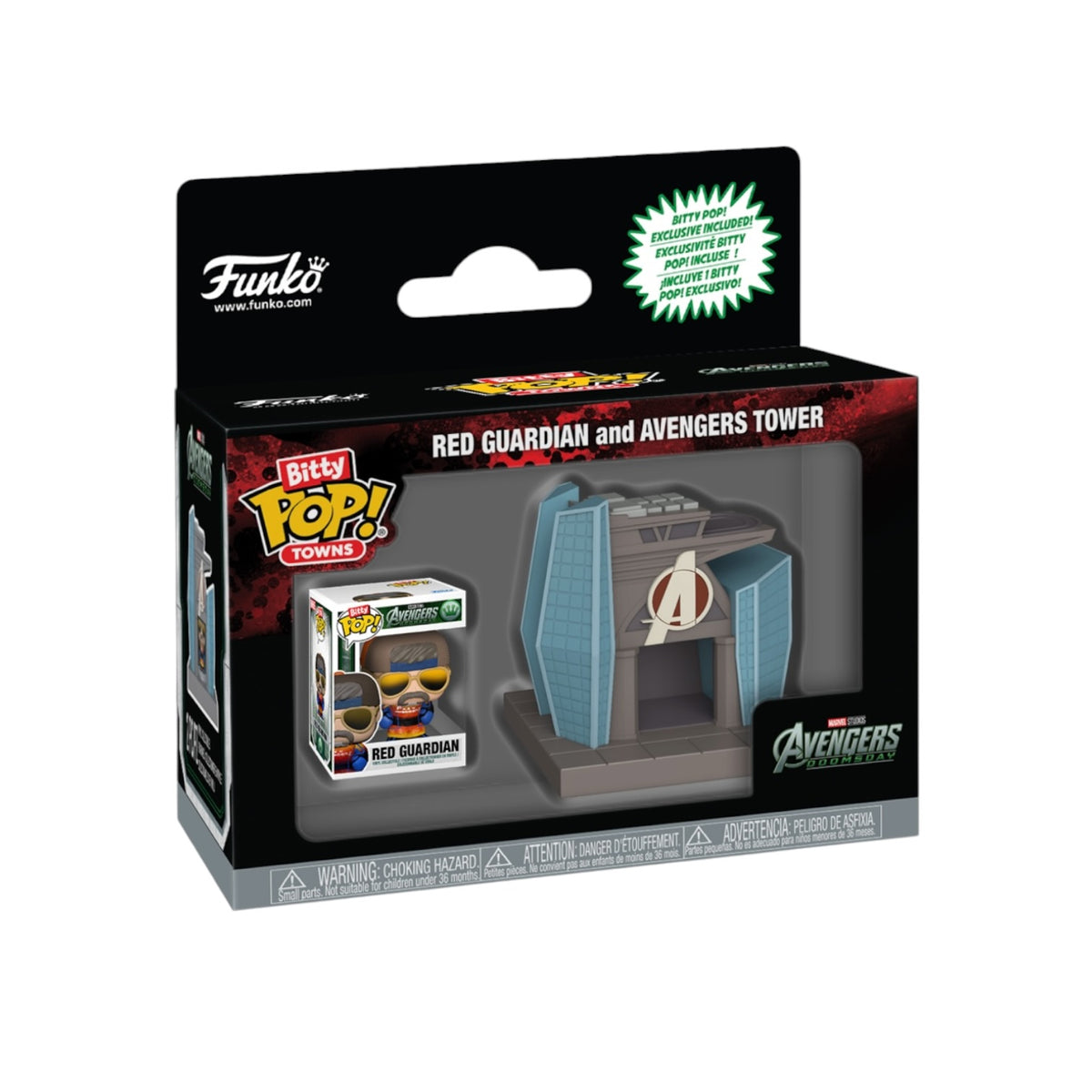 Red Guardian and Avengers Tower Funko Bitty Pop! Town - Avengers: Doomsday - PREORDER