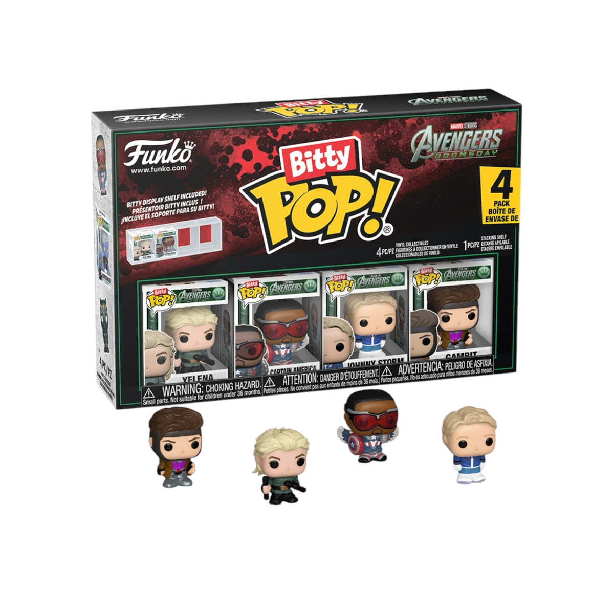 Yelena 4 Pack Funko Bitty Pops! - Avengers: Doomsday - PREORDER