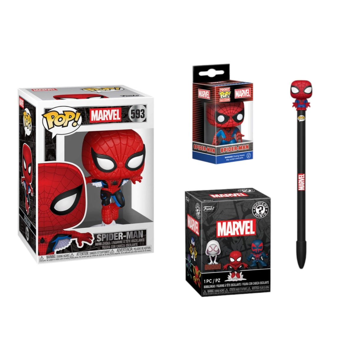 Spider-Man 4-Pack Bundle Funko Pop! - Spider-Man