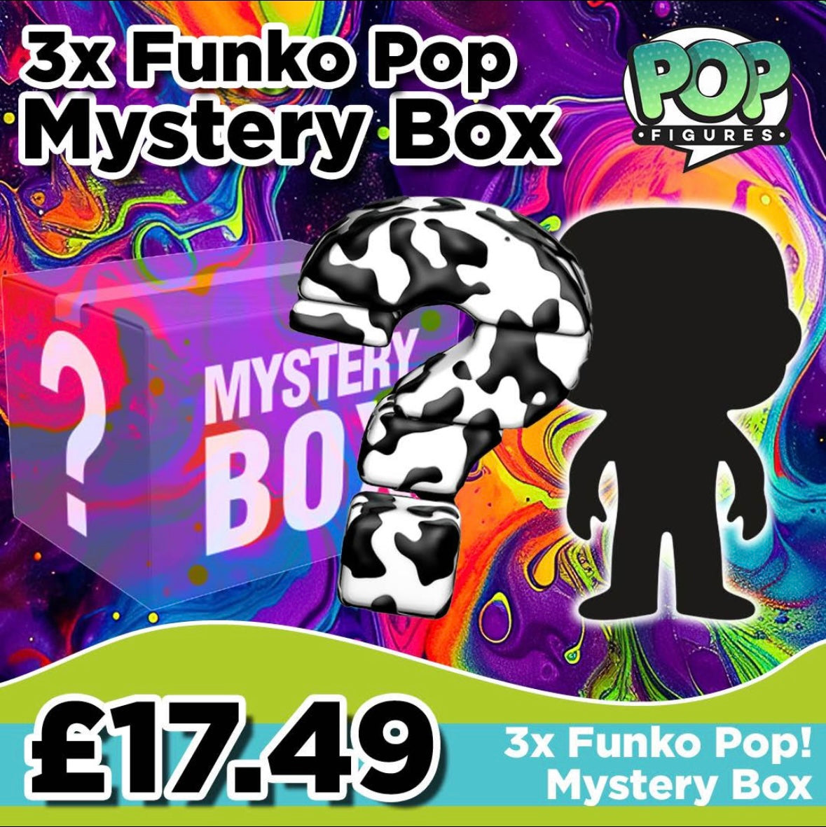3 Funko Pop Mystery Box!