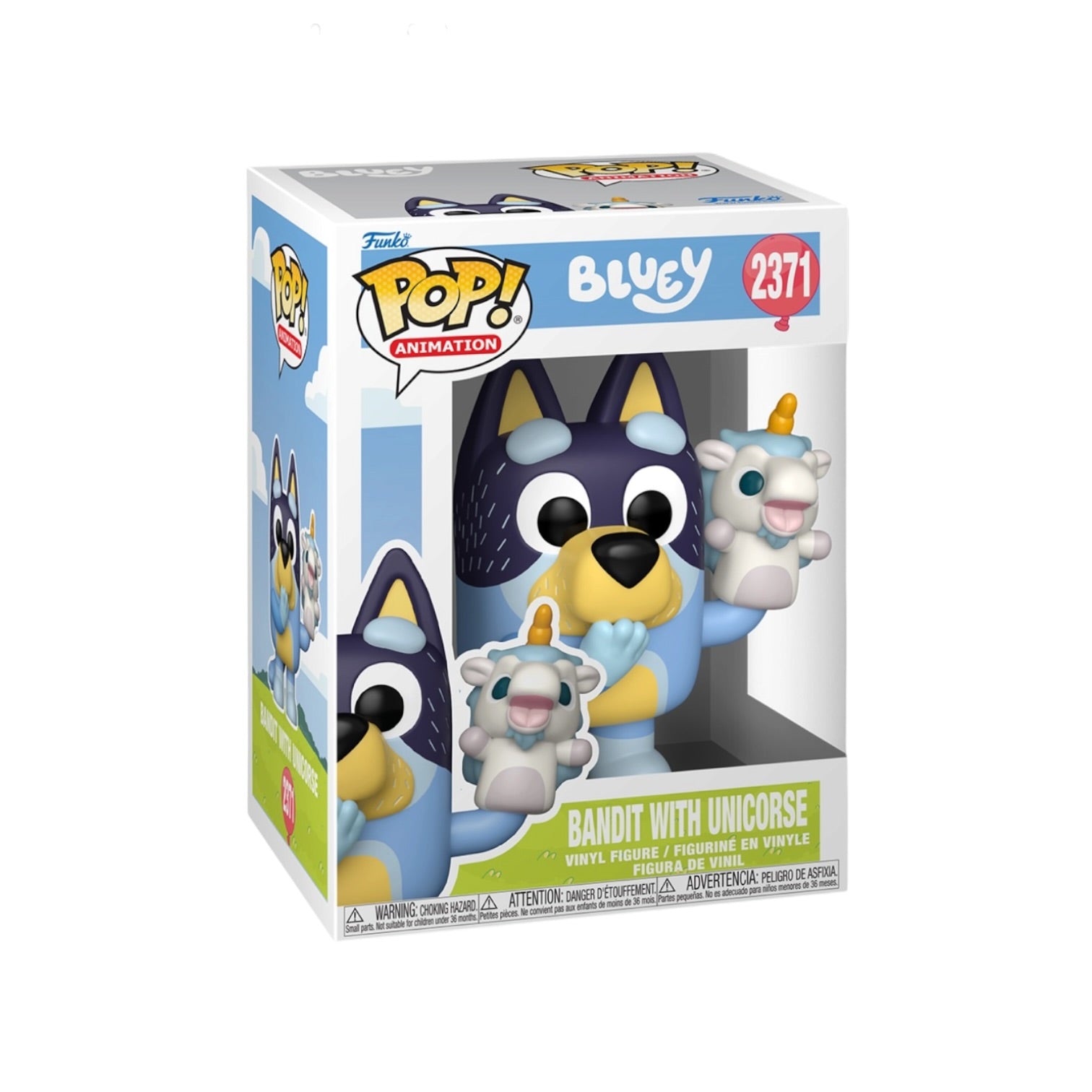 Bandit with Unicorse #2371 Funko Pop! - Bluey - PREORDER
