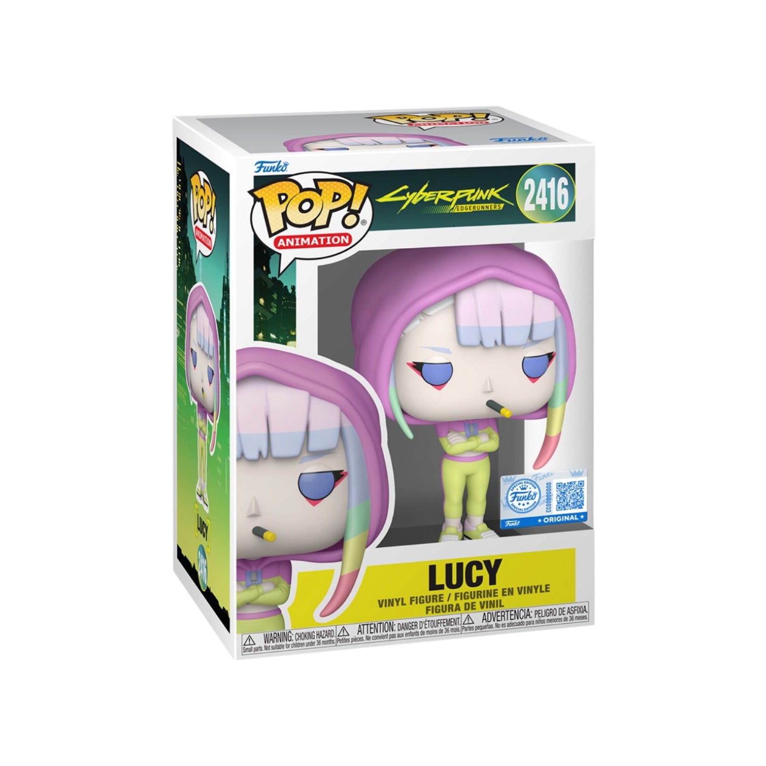 Lucy in Hoodie | Cyberpunk: Edgerunners | Funko Exclusive | Funko Pop!