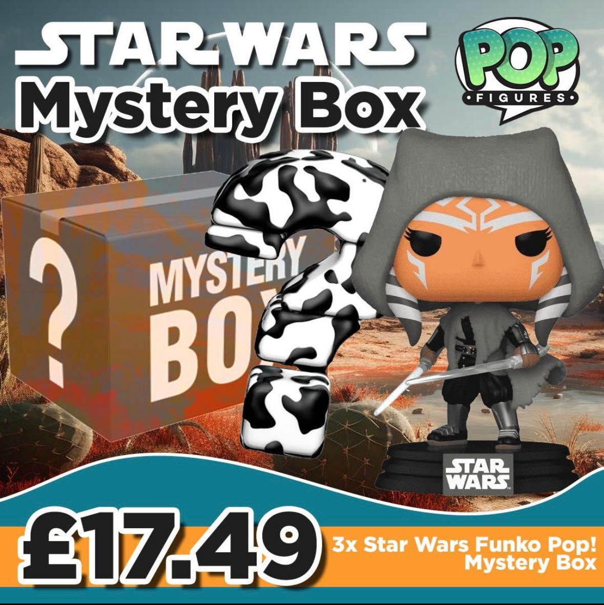 3 Star Wars Funko Pop Mystery Box!