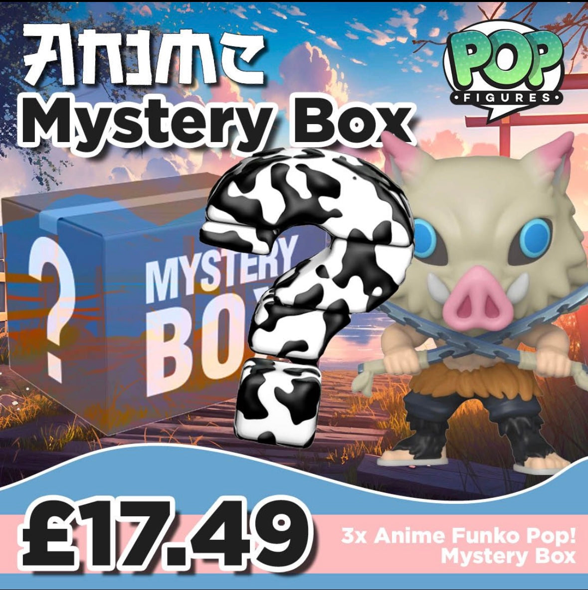3 Anime Funko Pop Mystery Box!