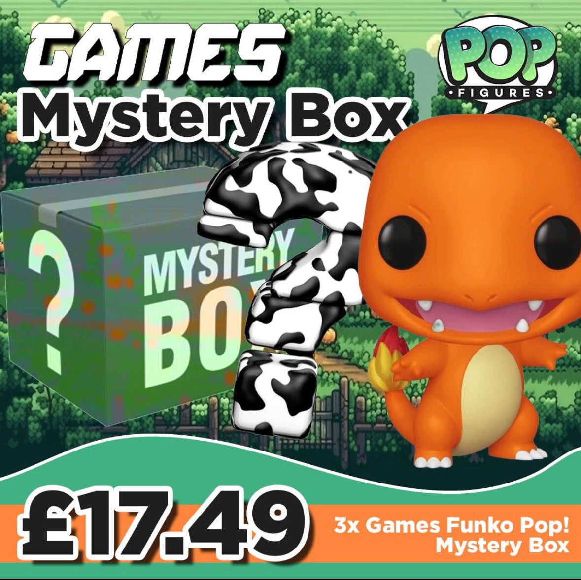 3 Games Funko Pop Mystery Box!