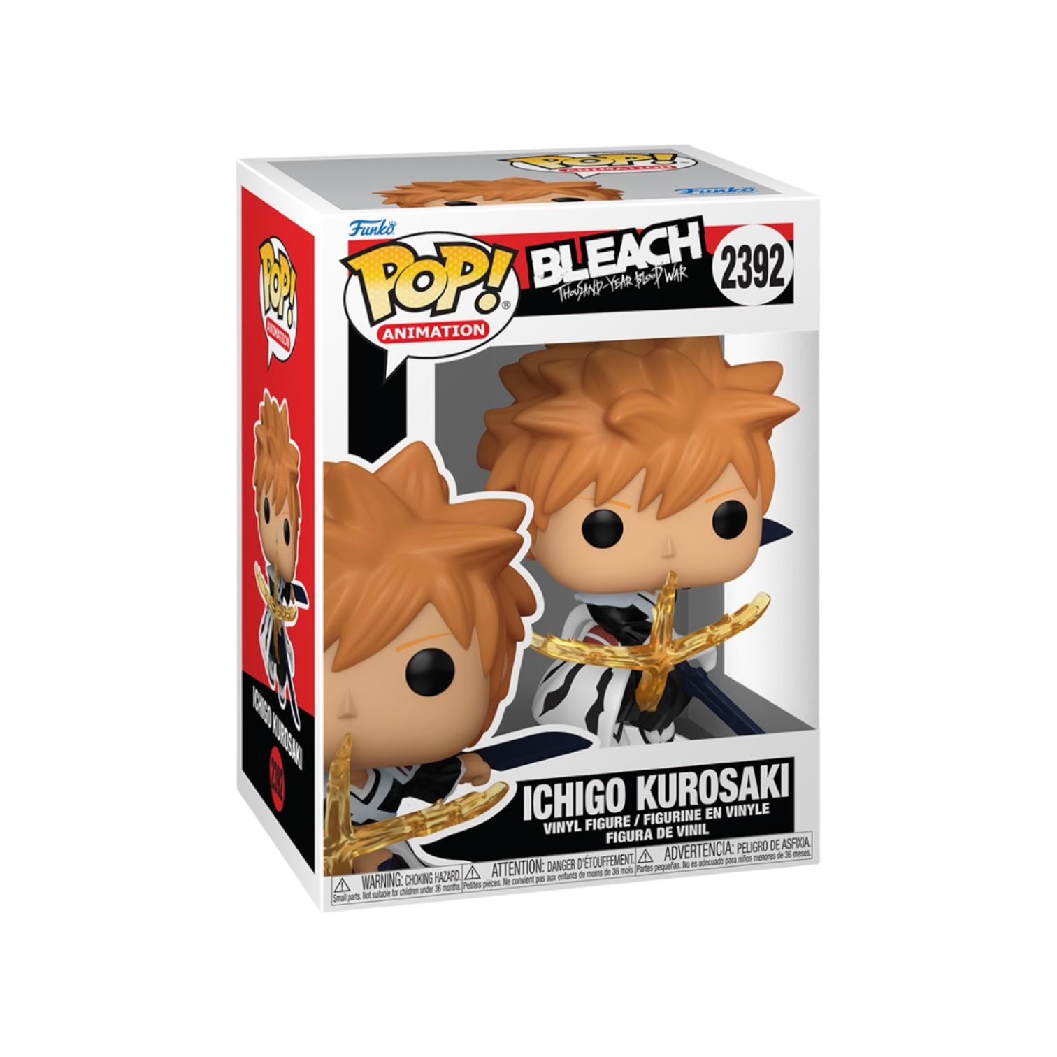 Funko Pop! Ichigo Kurosaki figure packaging from Bleach series