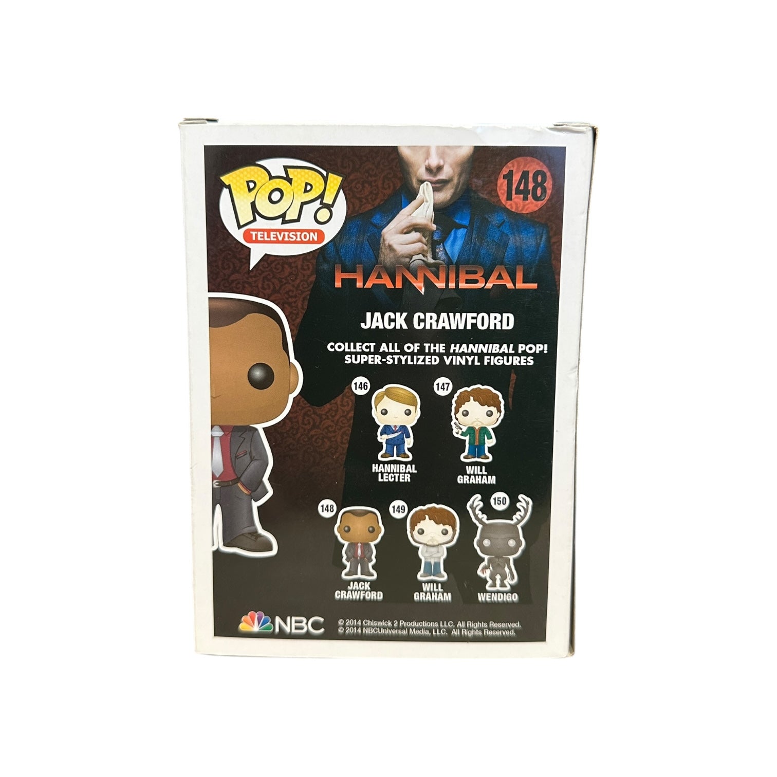 Jack Crawford #148 Funko Pop! - Hannibal Back