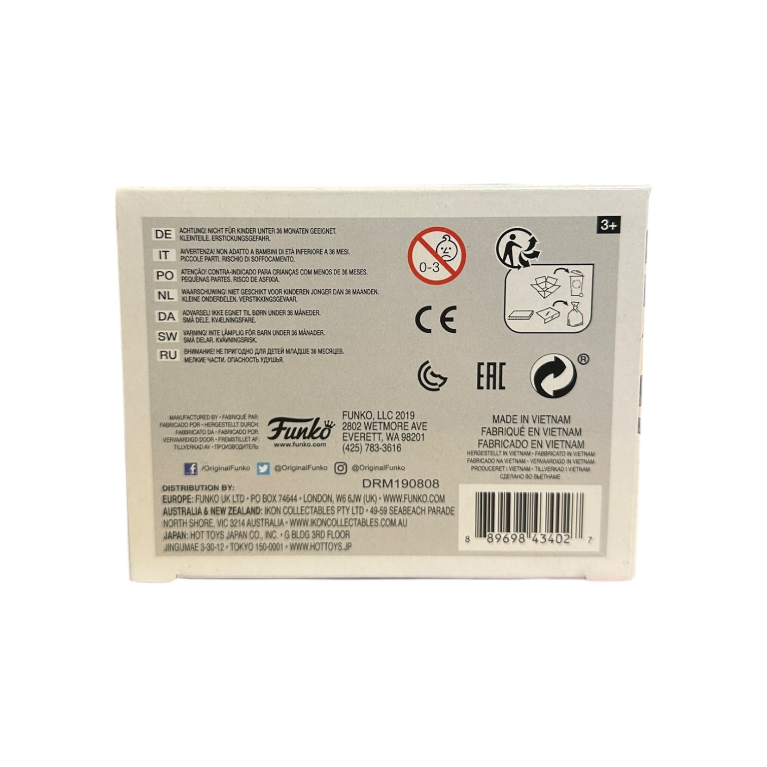 Jason Leibrecht Signed Dabi #637 Funko Pop! - My Hero Academia - NYCC 2019 Shared Exclusive Bottom