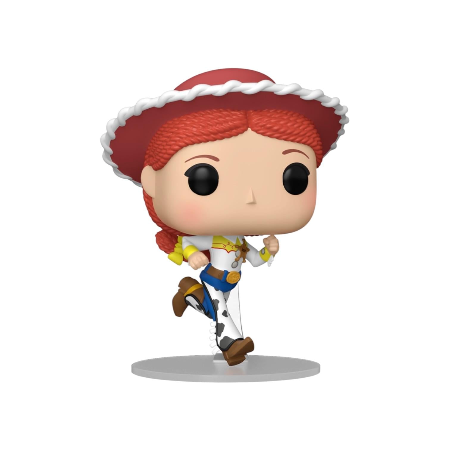 Funko Pop! vinyl figure of a character with red hair and cowboy outfit on a white background