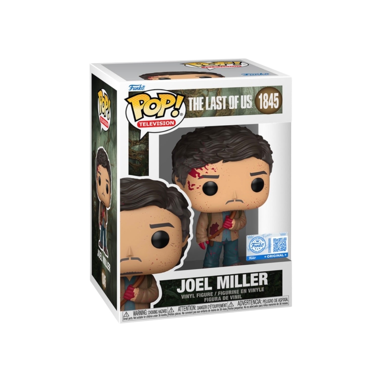 Joel Miller #1845 (Bloody) Funko Pop! - The Last of Us - Funko Exclusive Box