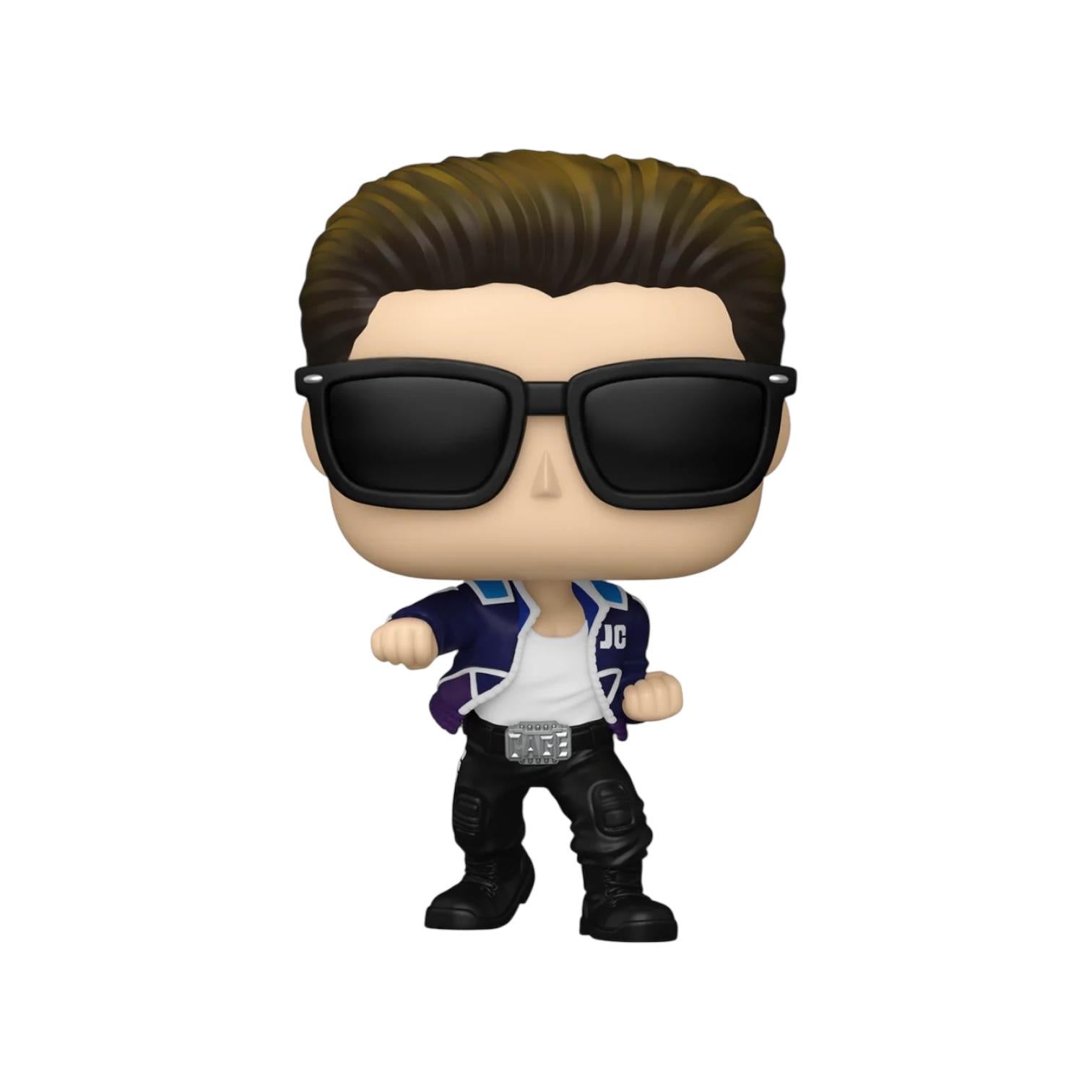 Funko Pop! vinyl figure with sunglasses and jacket on a white background