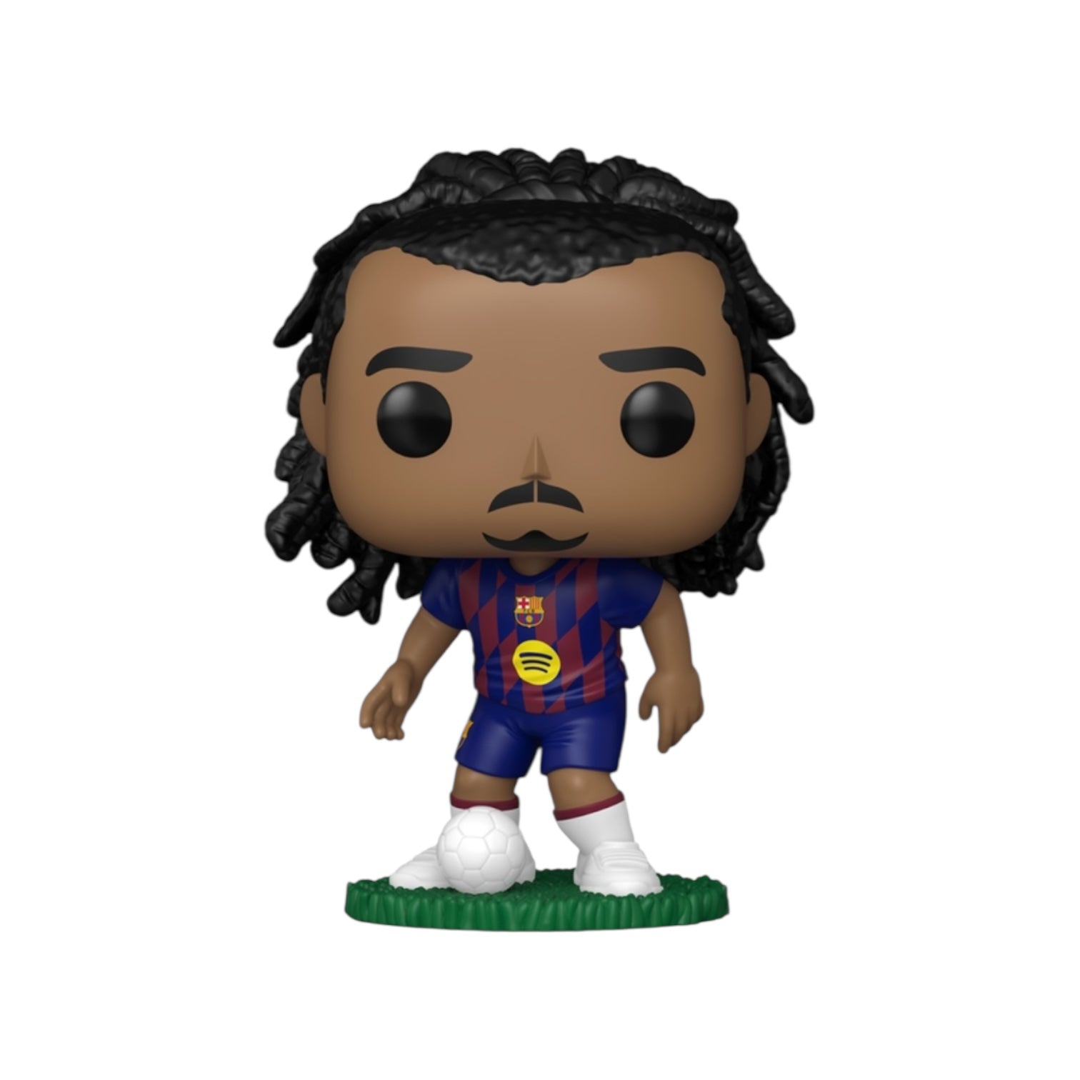 Jules Kounde funko pop out of box on a white background 