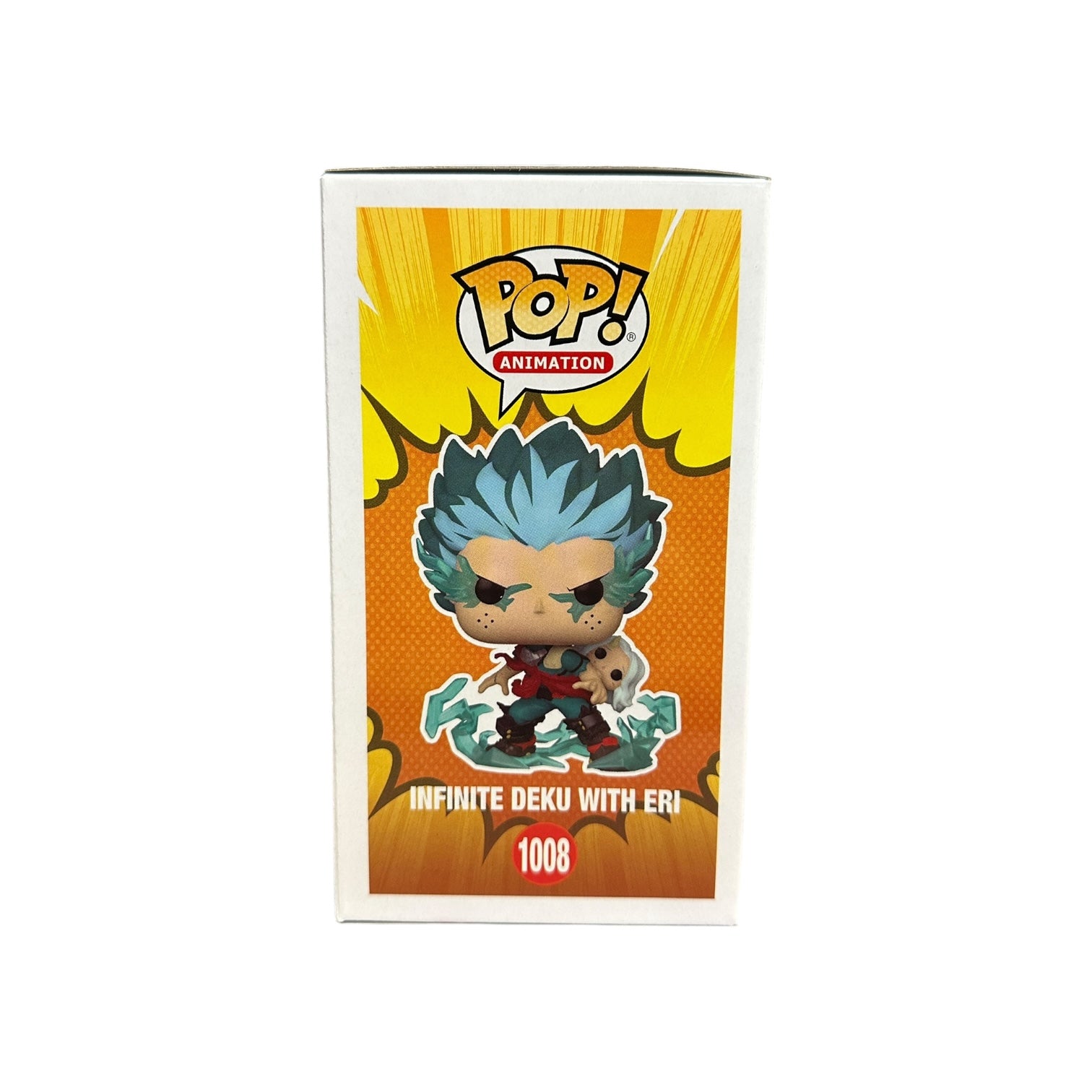Justin Briner Signed Infinite Deku with Eri #1008 Funko Pop! - My Hero Academia Side