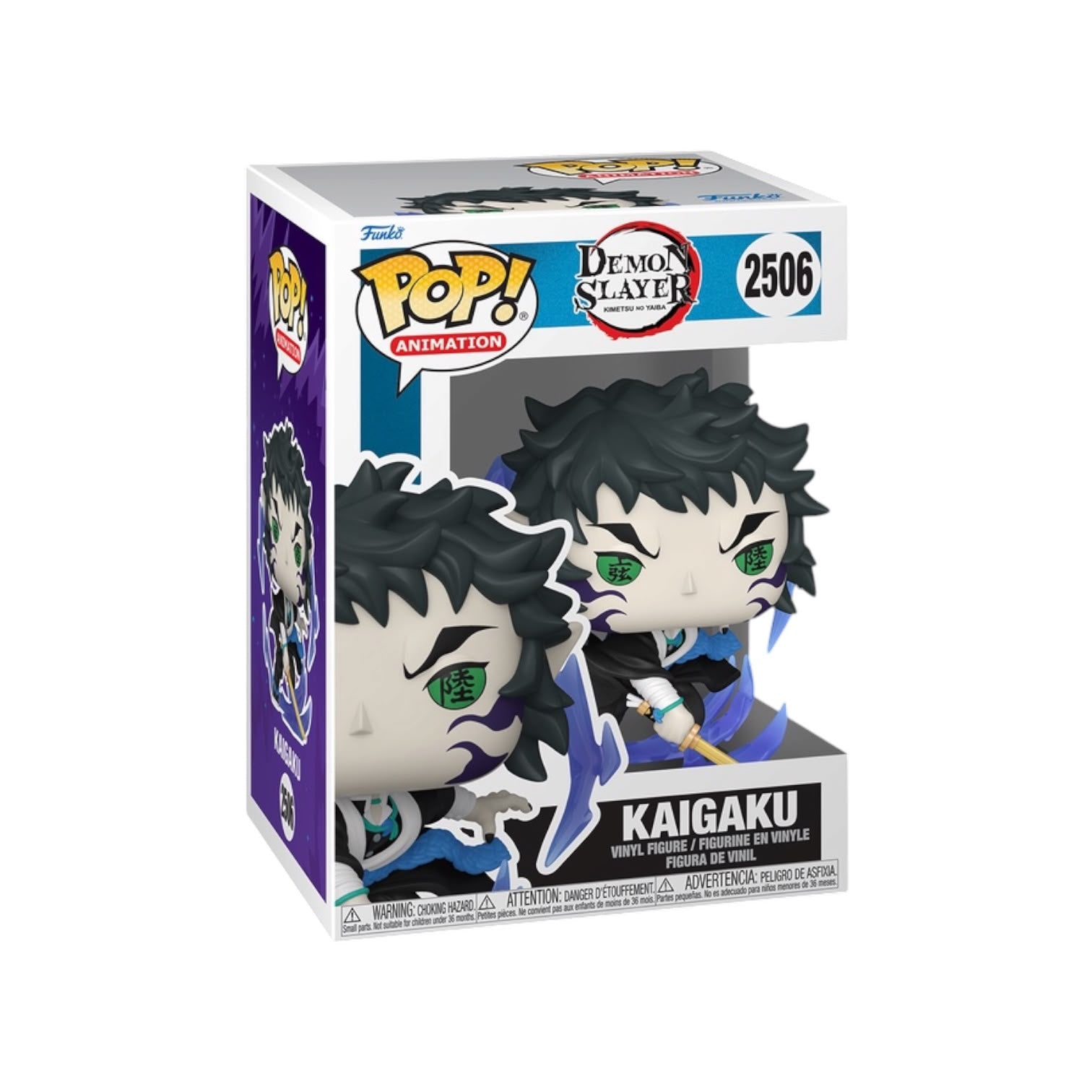 Funko Pop! vinyl figure of Kaigaku from Demon Slayer in packaging on a white background