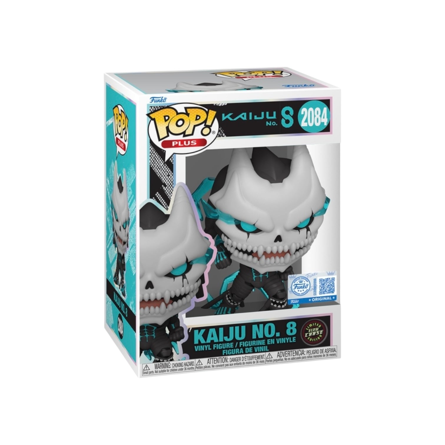 Funko Pop! Kaiju No. 8 packaging on a white background