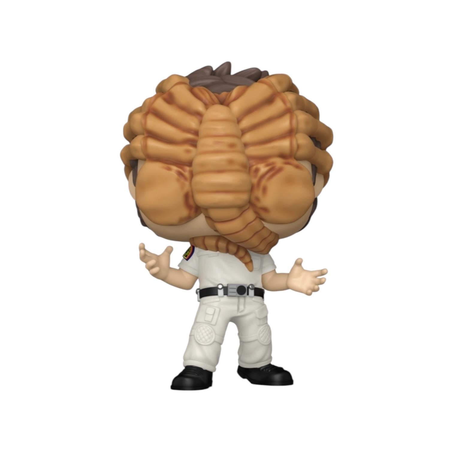 Figurine with large hair on a white background