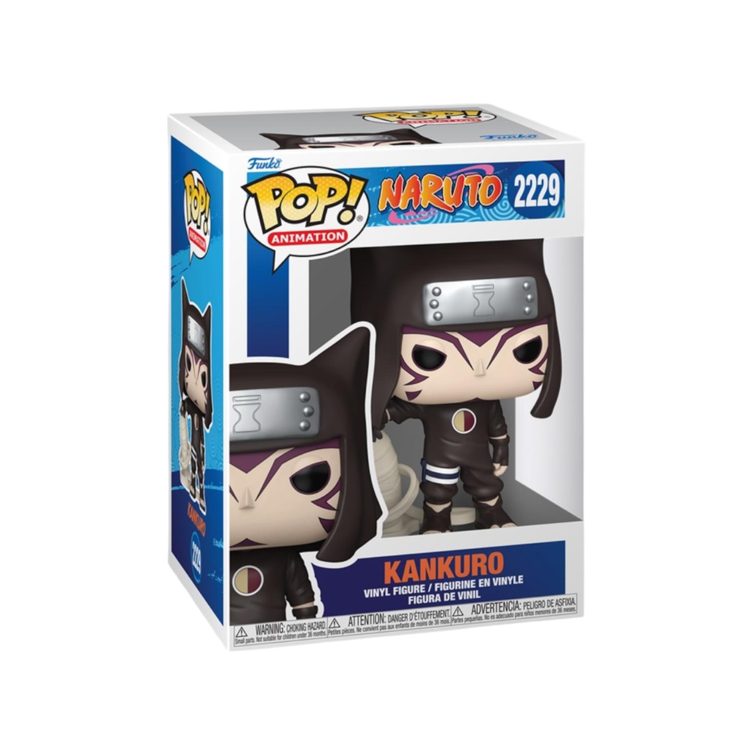 Funko Pop! vinyl figure packaging for Kankuro from Naruto with Pop! Animation logo.