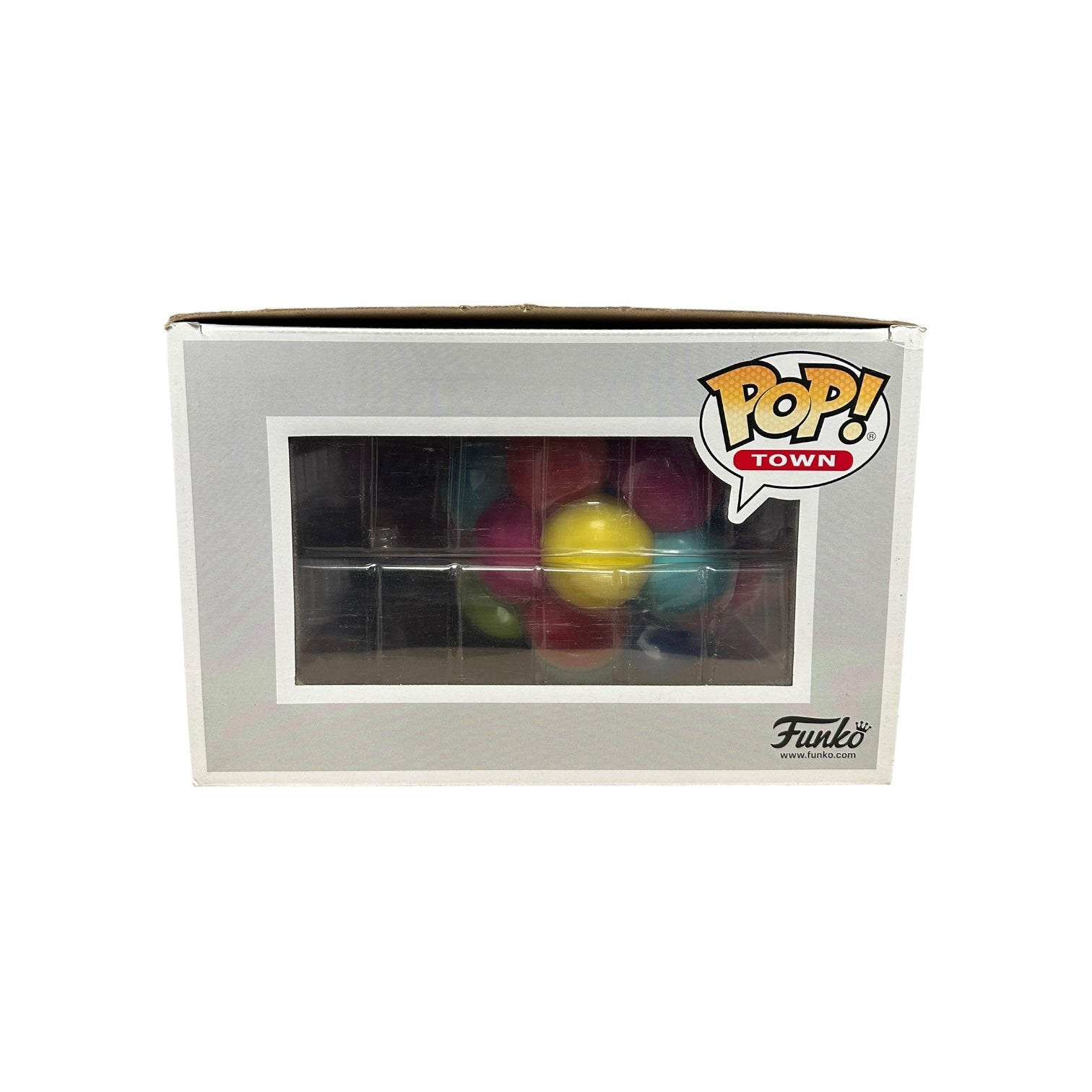 Funko Pop! Town toy set in packaging with visible toys inside