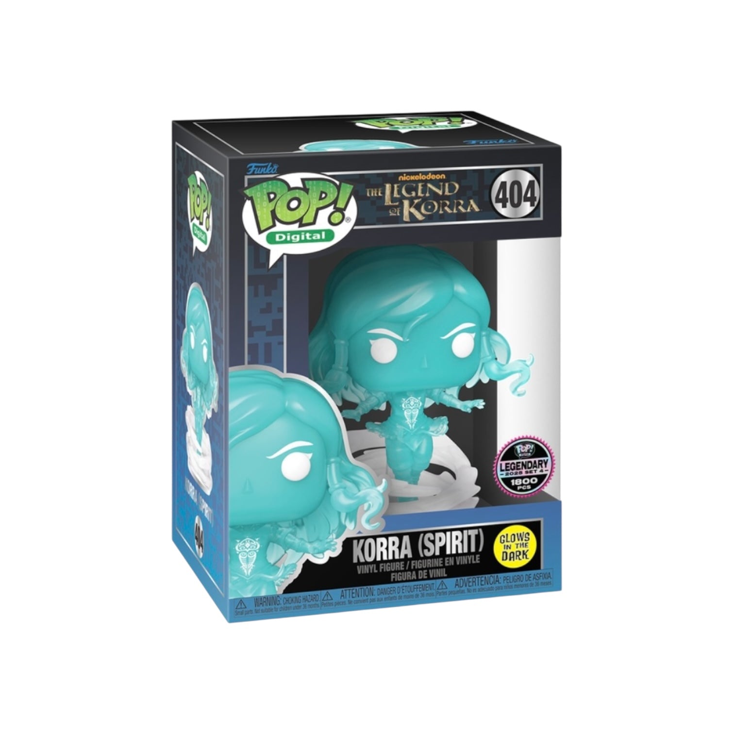 Korra (Spirit) #404 (Glows in the Dark) Funko Pop! - The Legend of Korra - NFT Release Exclusive LE1730 Pcs Box