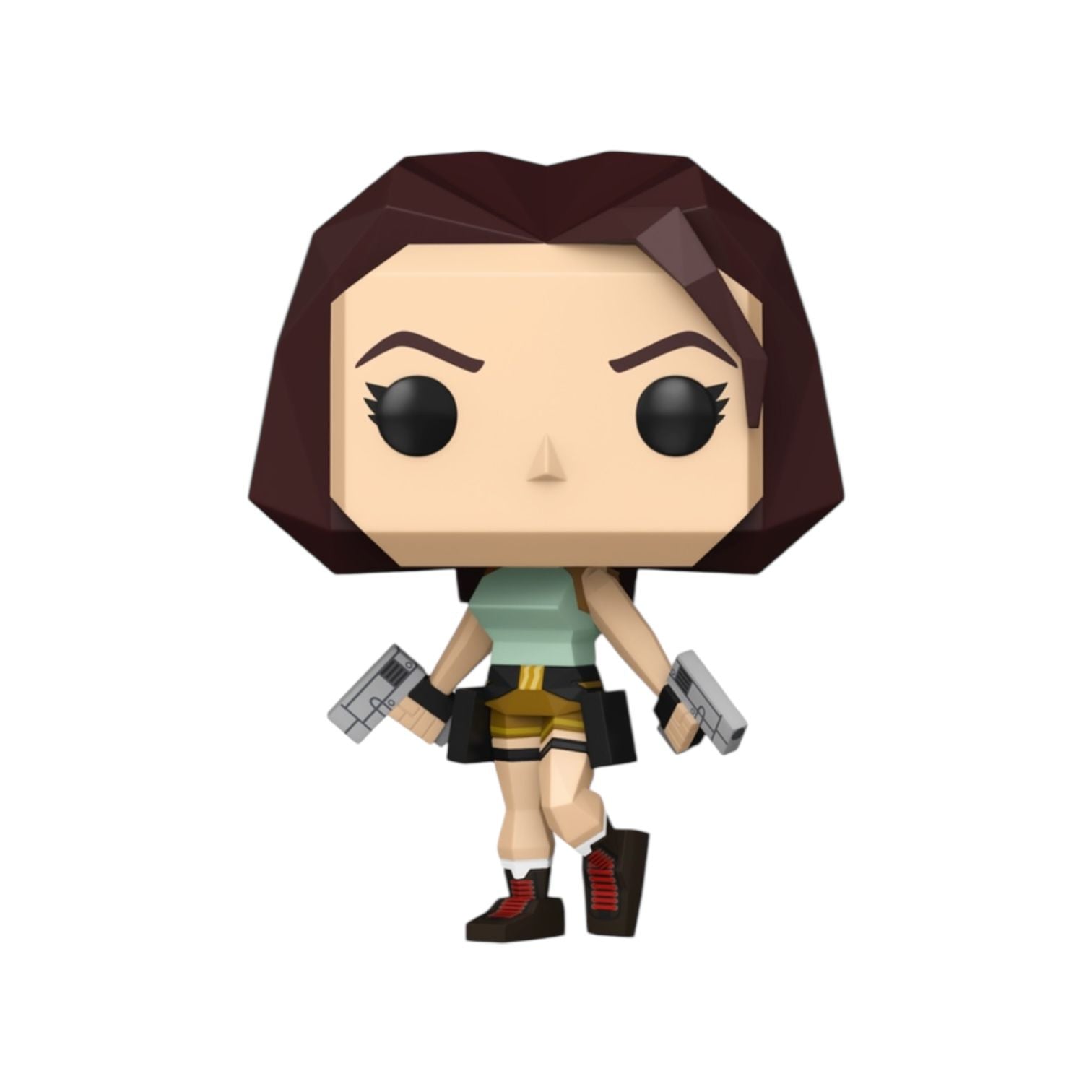 Funko Pop! vinyl figure of a character with brown hair and tactical gear on a white background