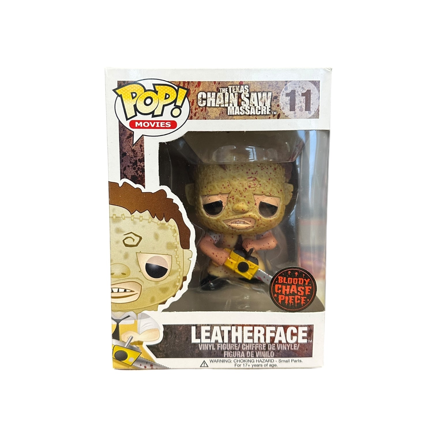 Leatherface #11 (Bloody Chase) Funko Pop! - The Texas Chainsaw Massacre Front
