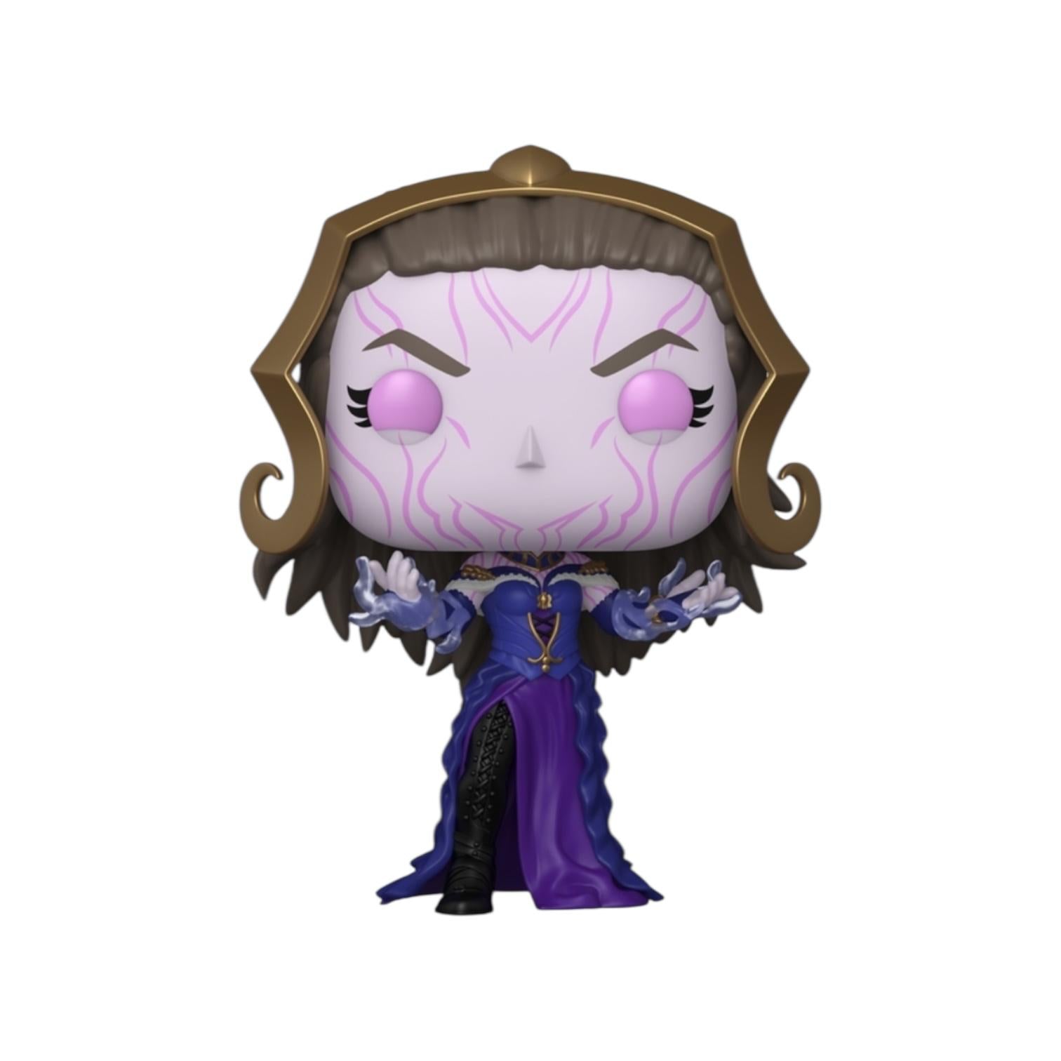 the formidable necromancer Funko Pop from Magic: The Gathering! This striking vinyl figure embodies the powerful planeswalker