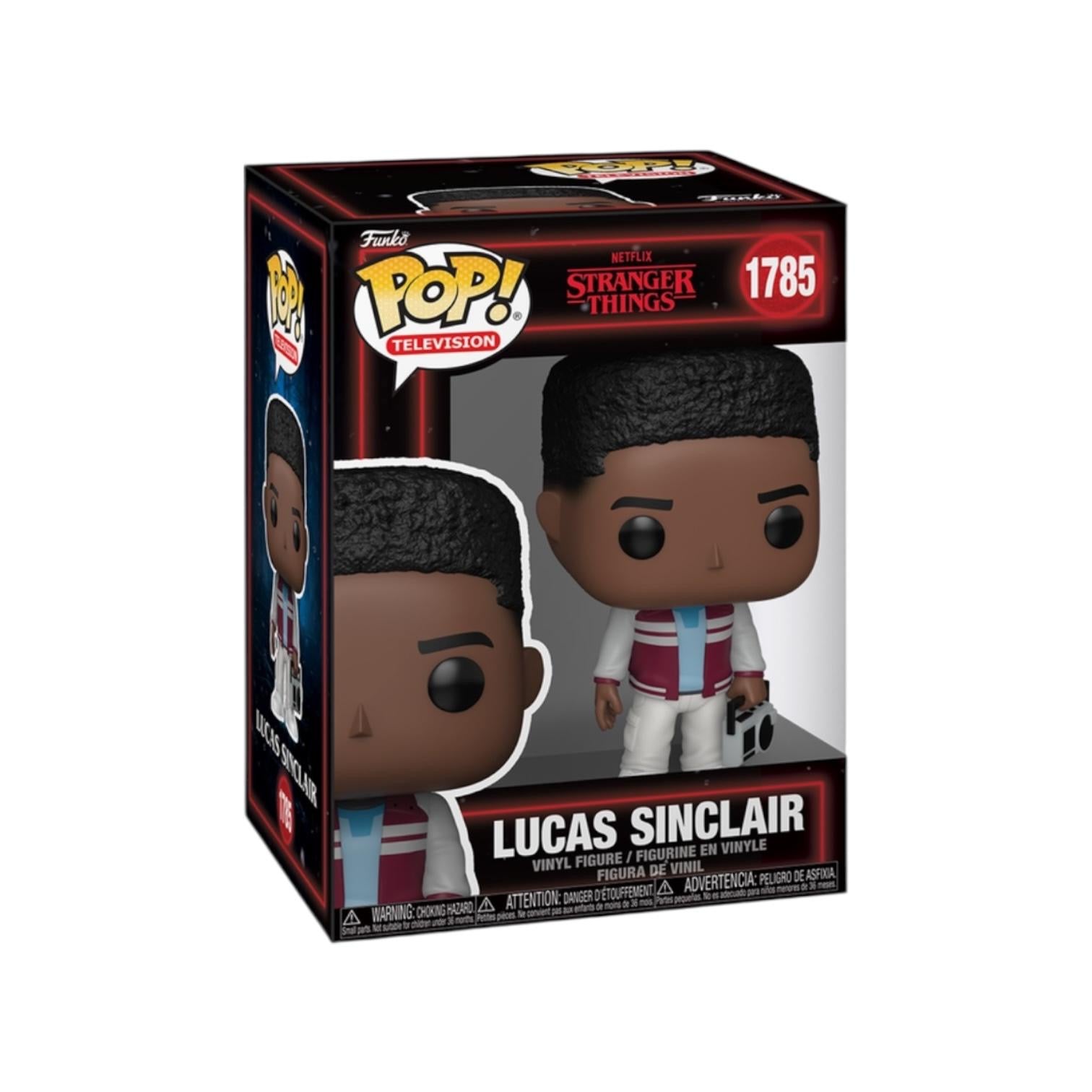 Funko Pop! packaging for Lucas Sinclair from Stranger Things