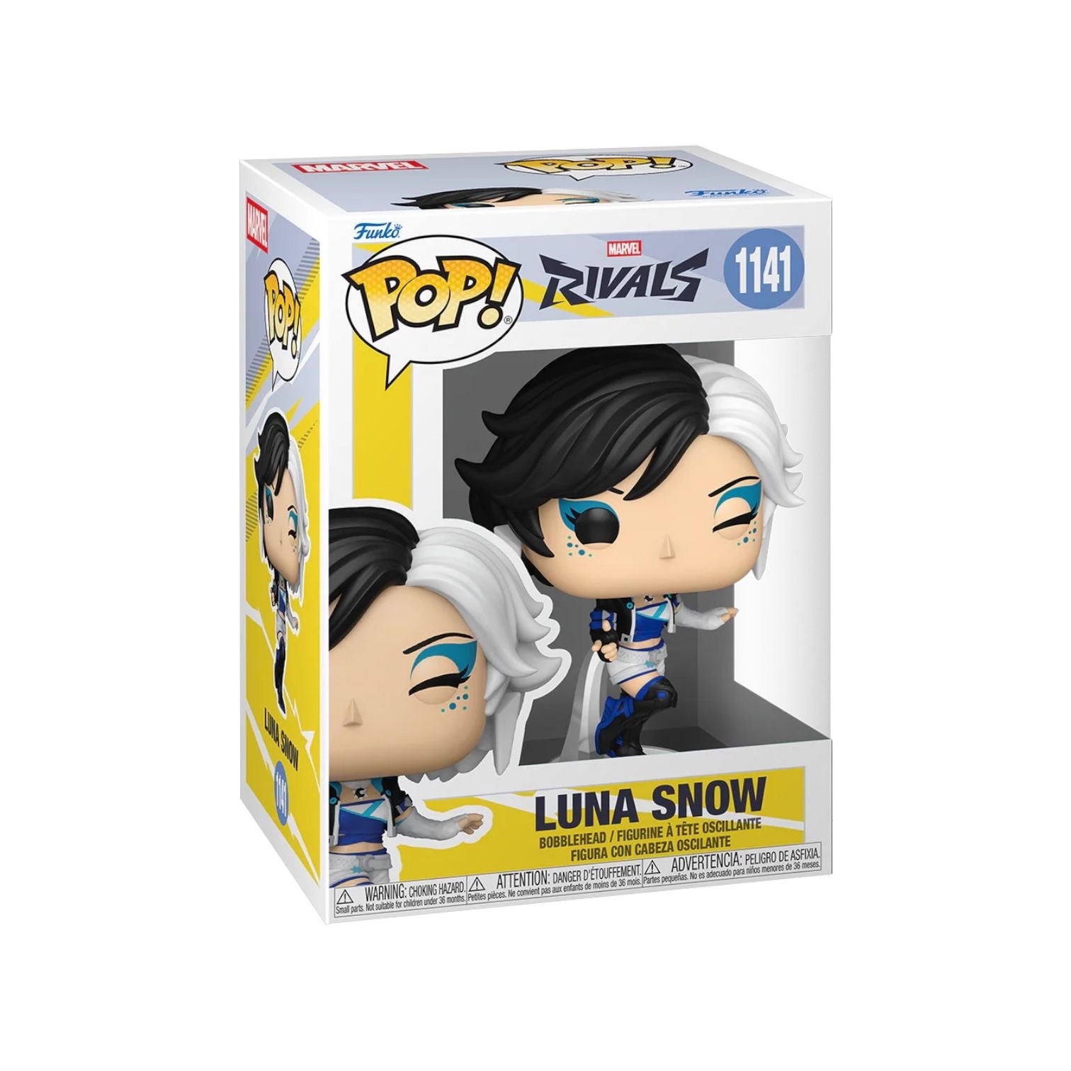 Funko Pop! Rivals Luna Snow figure packaging on a white background