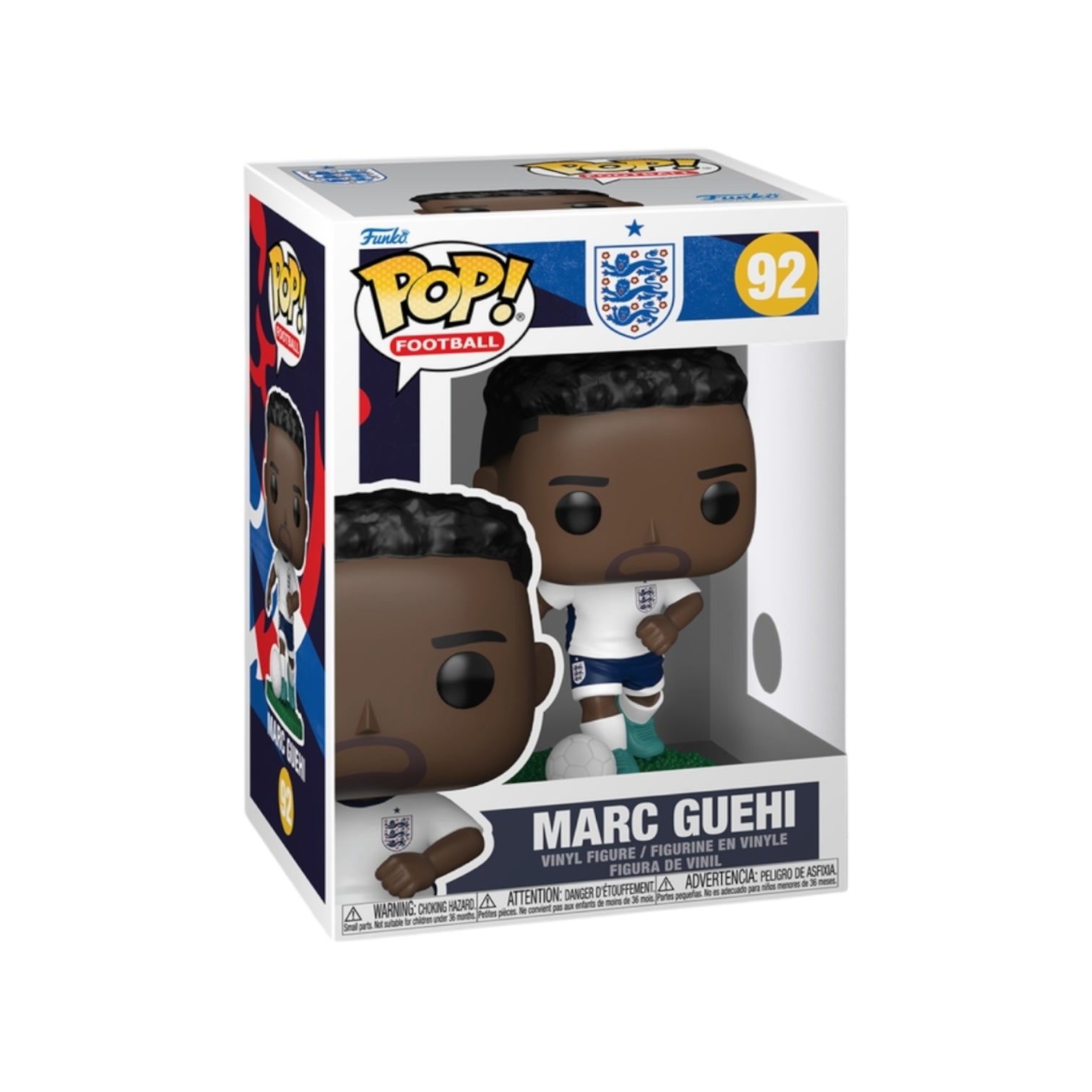 Marc Guehi funko vinyl figure in packaging