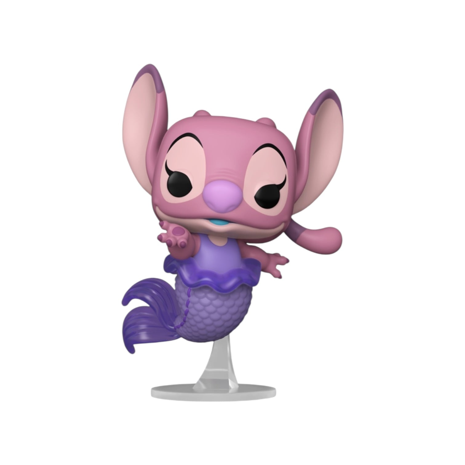 Mermaid-themed figurine on a white background