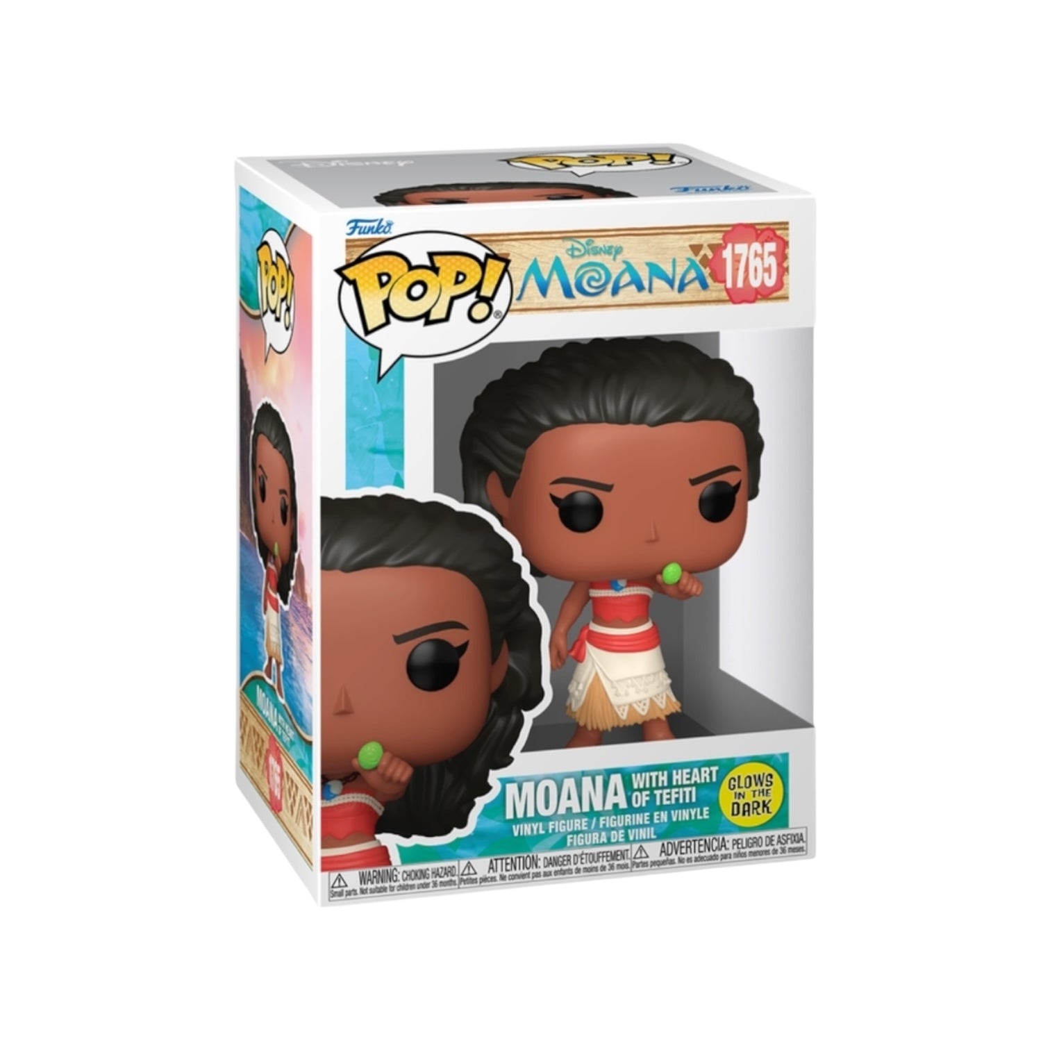 Funko Pop! vinyl figure of Moana from Disney's Moana in packaging