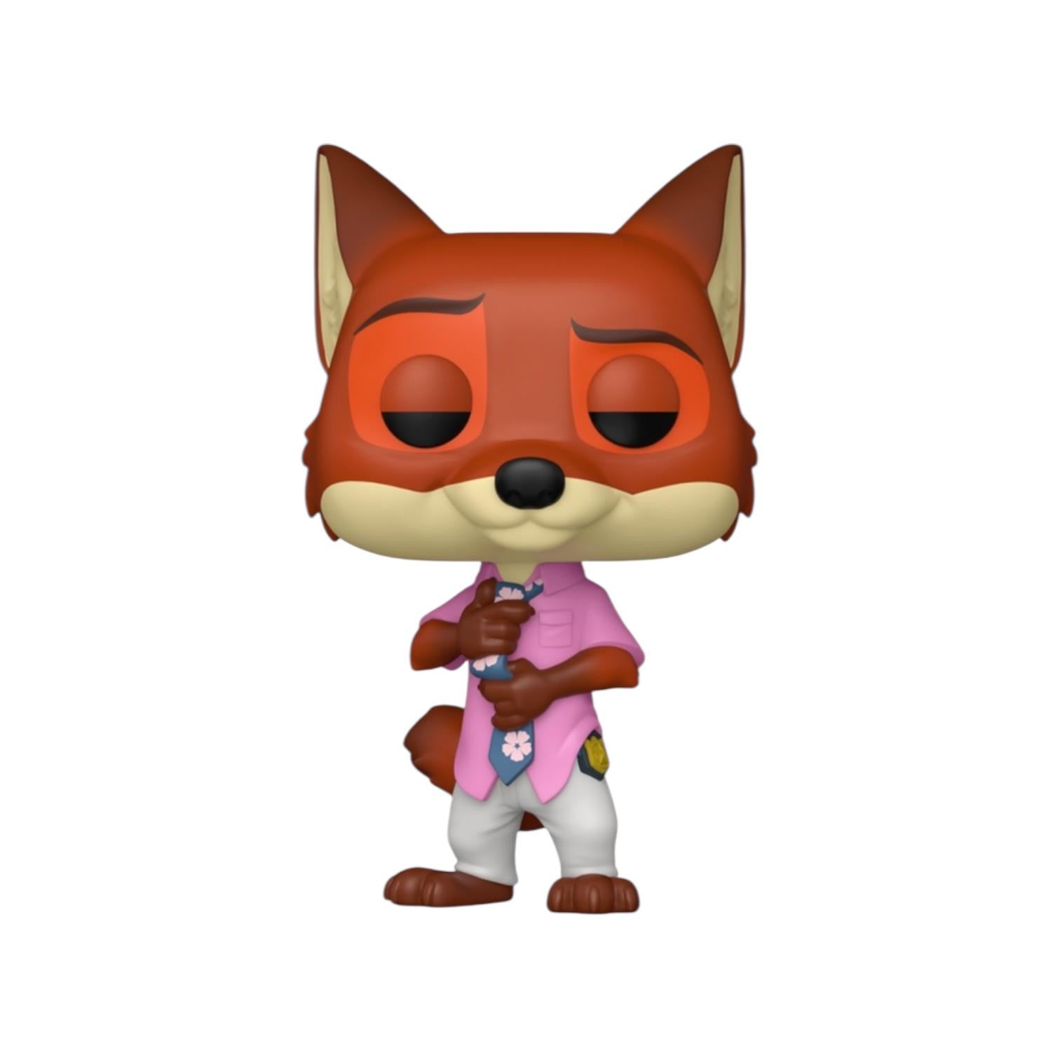 Funko Pop! vinyl figure of a fox character with a pink shirt on a white background