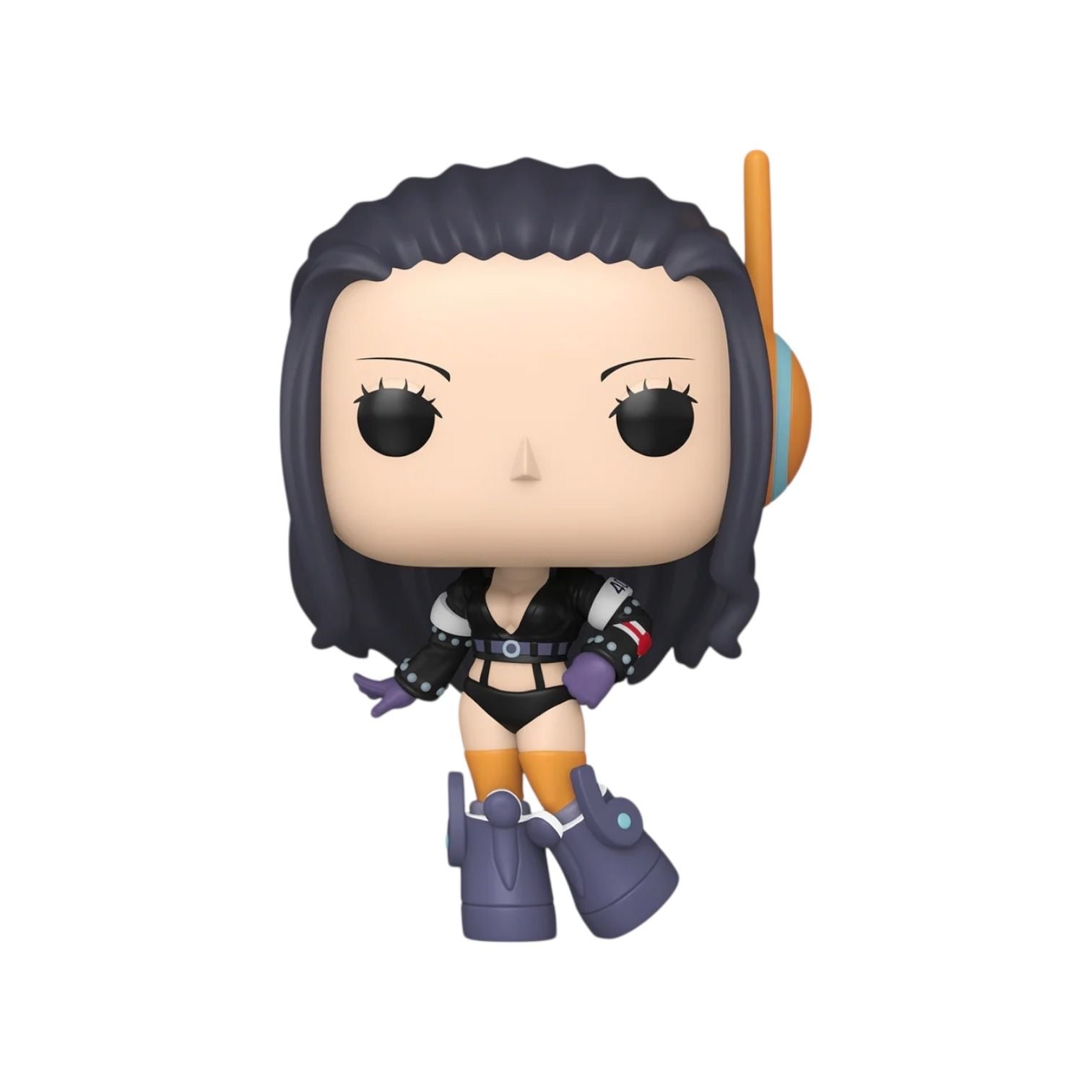 Funko Pop! vinyl figure with dark hair and headphones on a white background