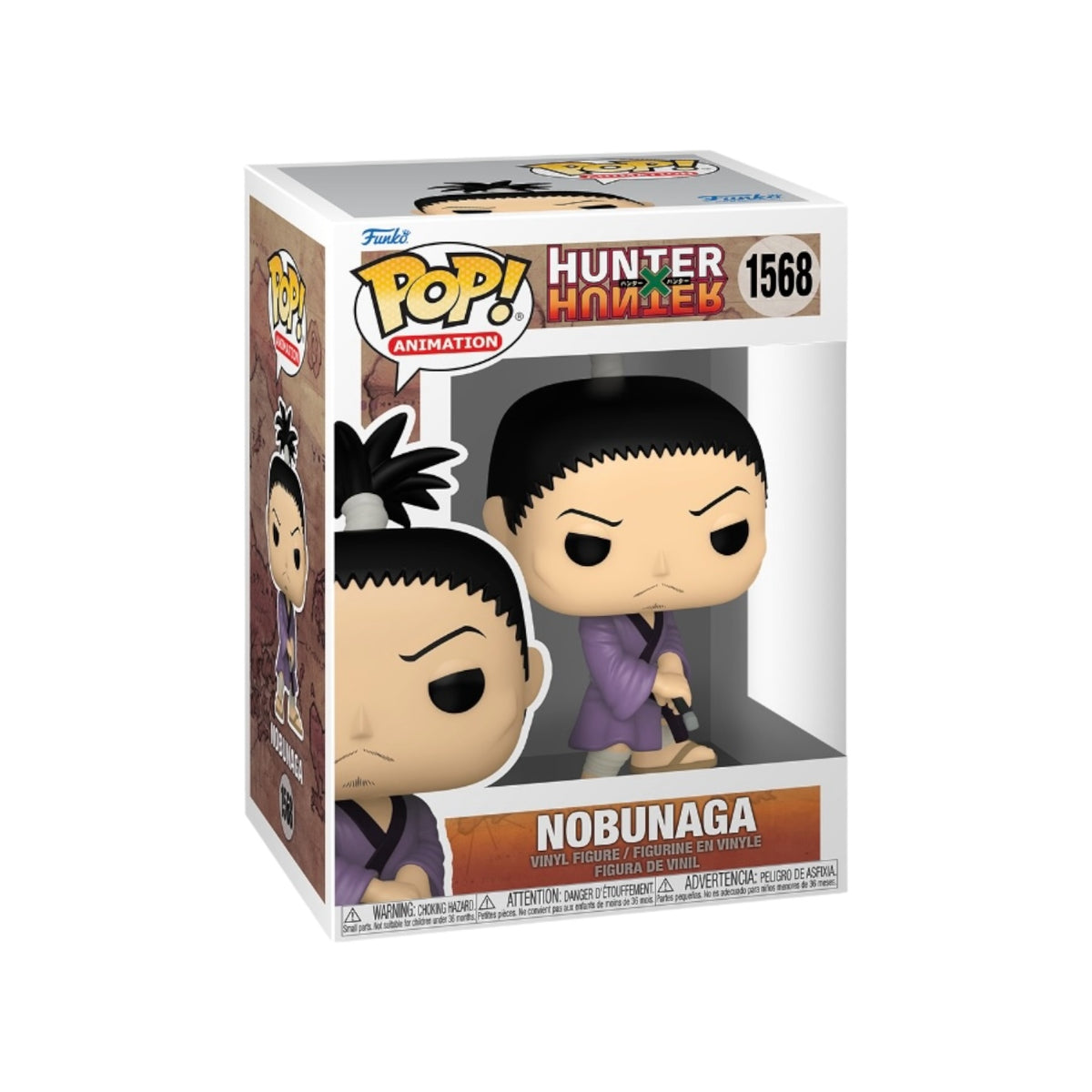 Funko Pop! figure of Kagura from InuYasha, featuring her signature outfit and fan, set against a simple background.