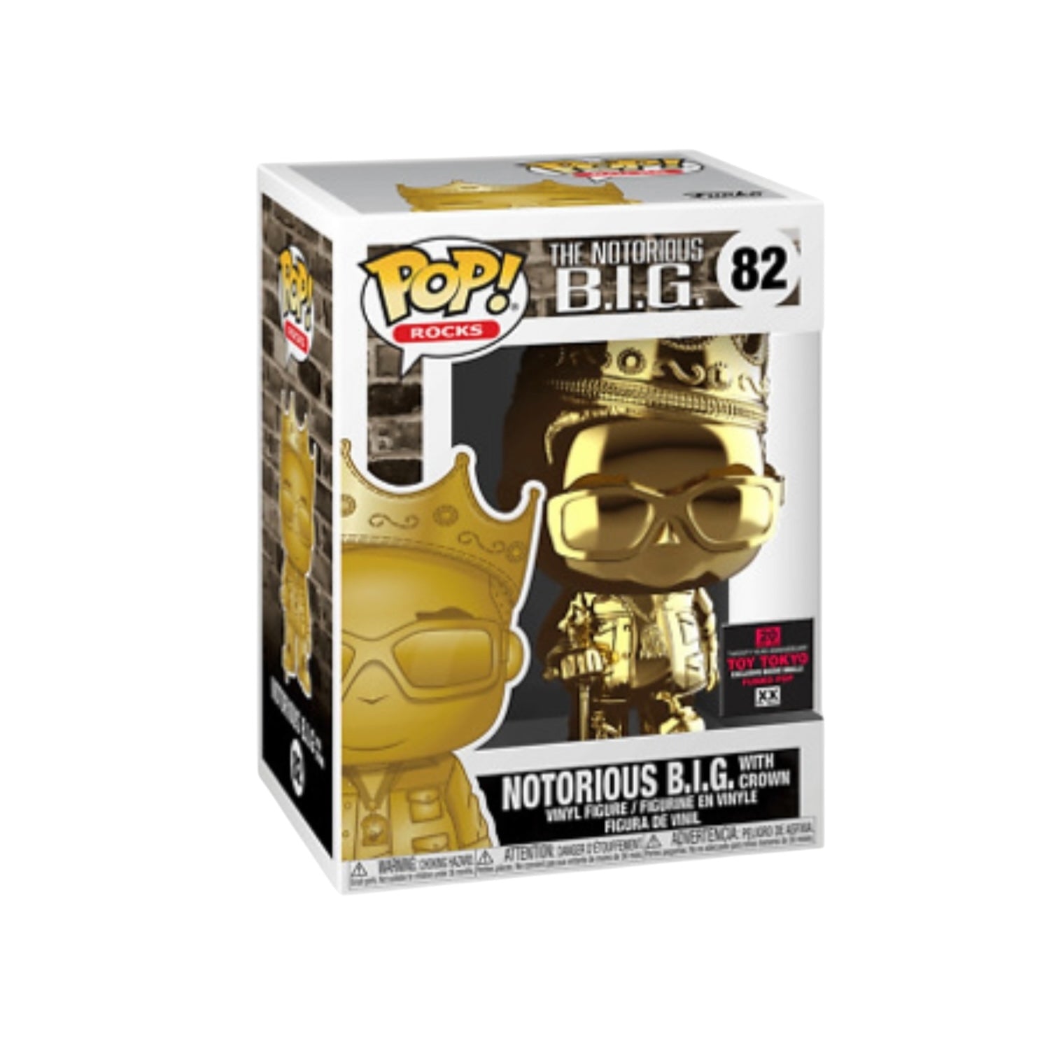 Notorious BIG Gold Chrome Funko Pop
