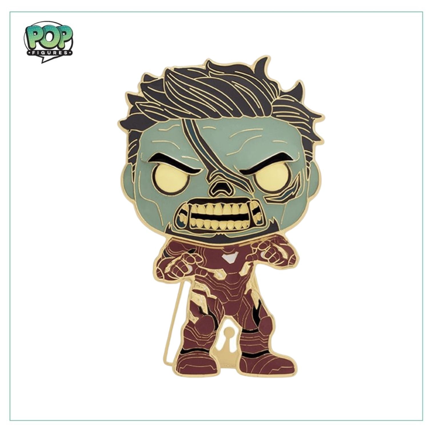 Zombie Iron Man #20 Funko Pop Pin! - Marvel: What If