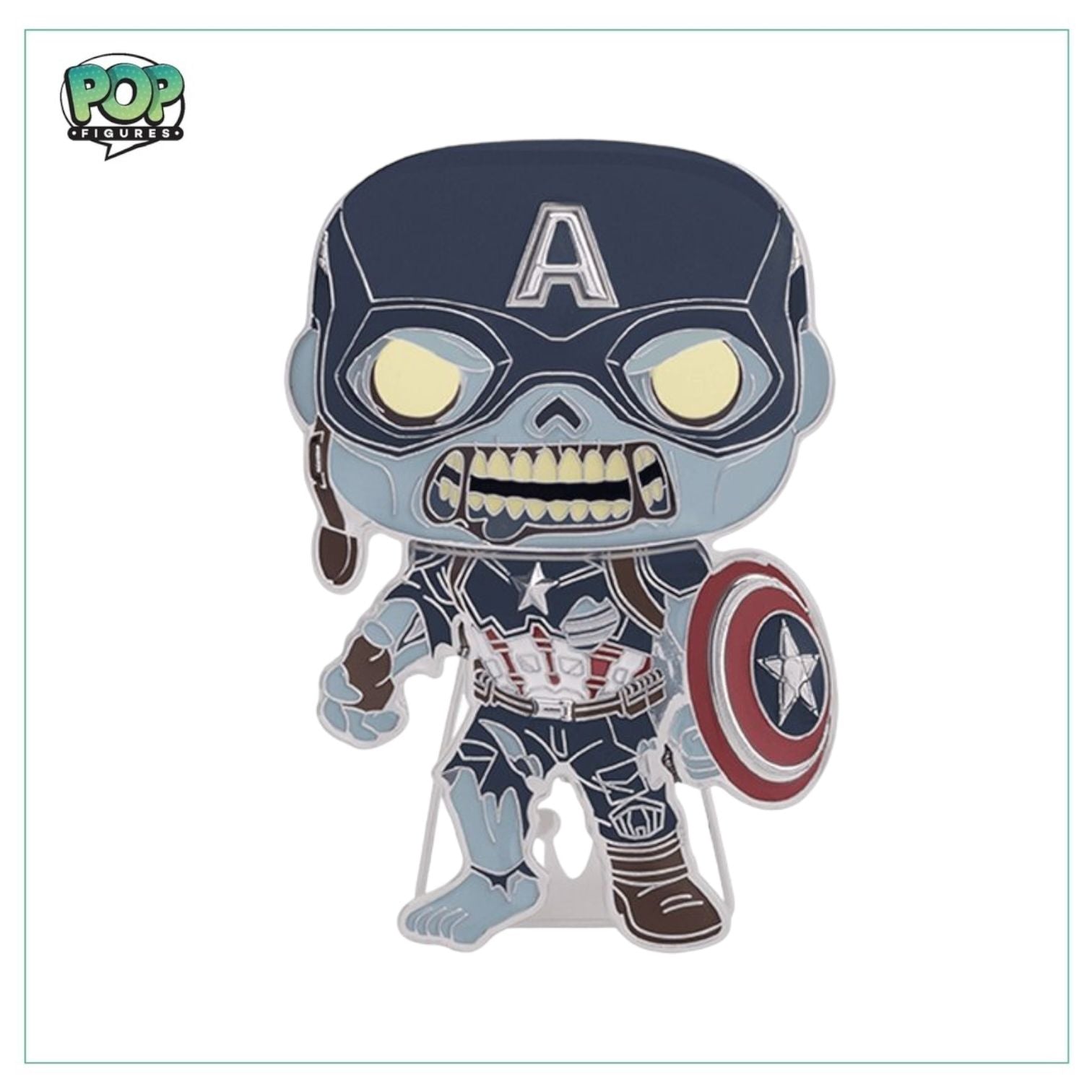 Zombie Captain America #21 Funko Pop Pin! - Marvel: What If