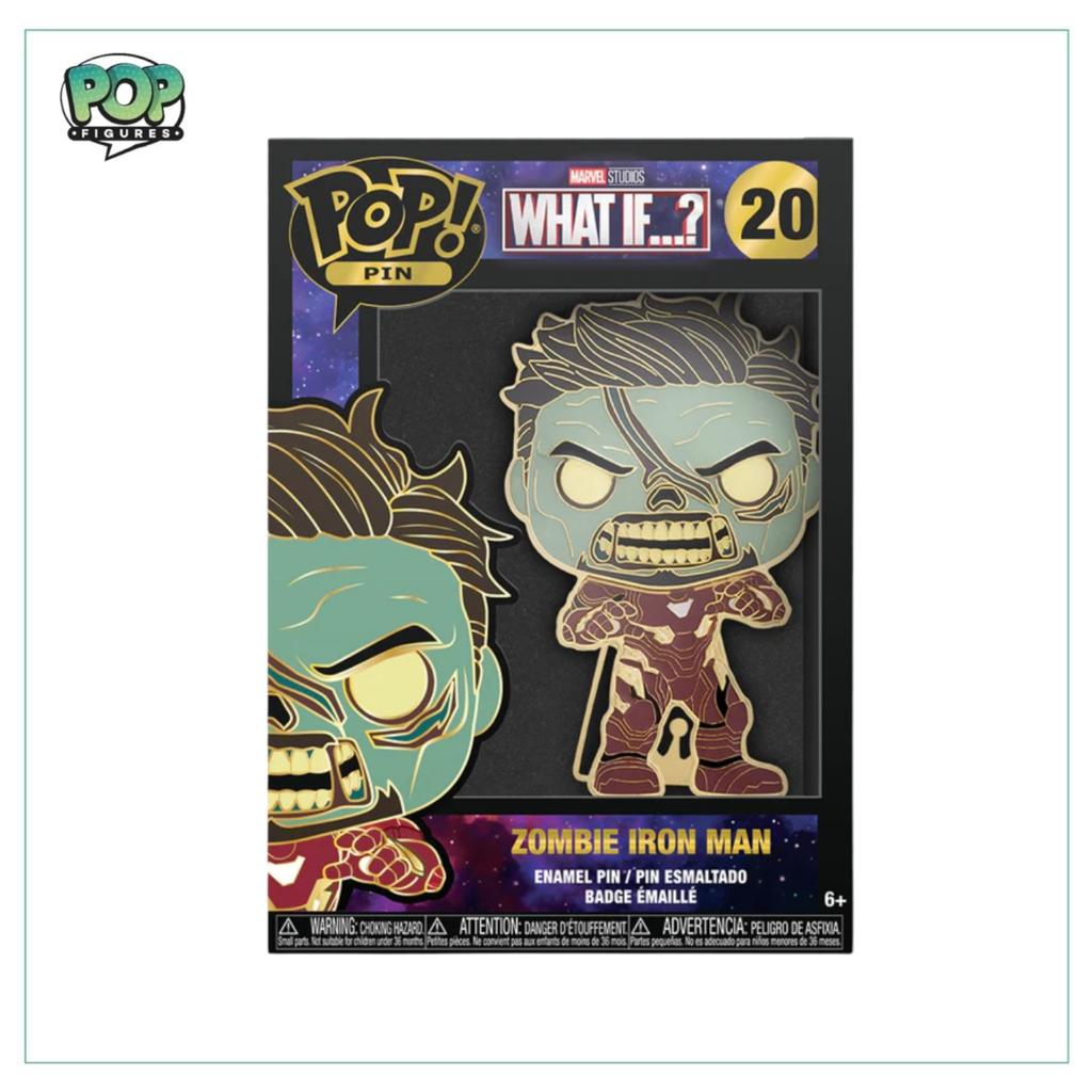 Zombie Iron Man #20 Funko Pop Pin! - Marvel: What If
