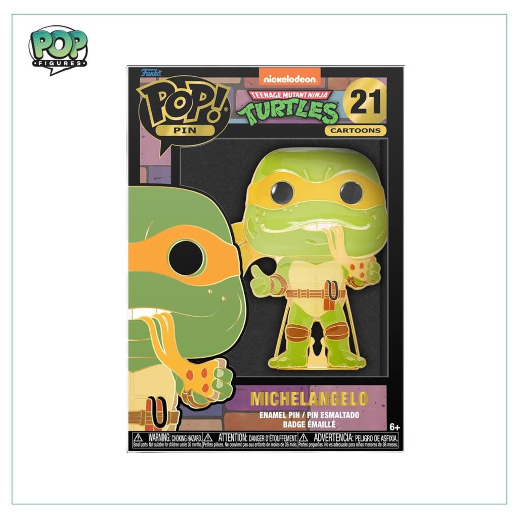 Michelangelo #21 Funko Pop Pin! - Teenage Mutant Ninja Turtles