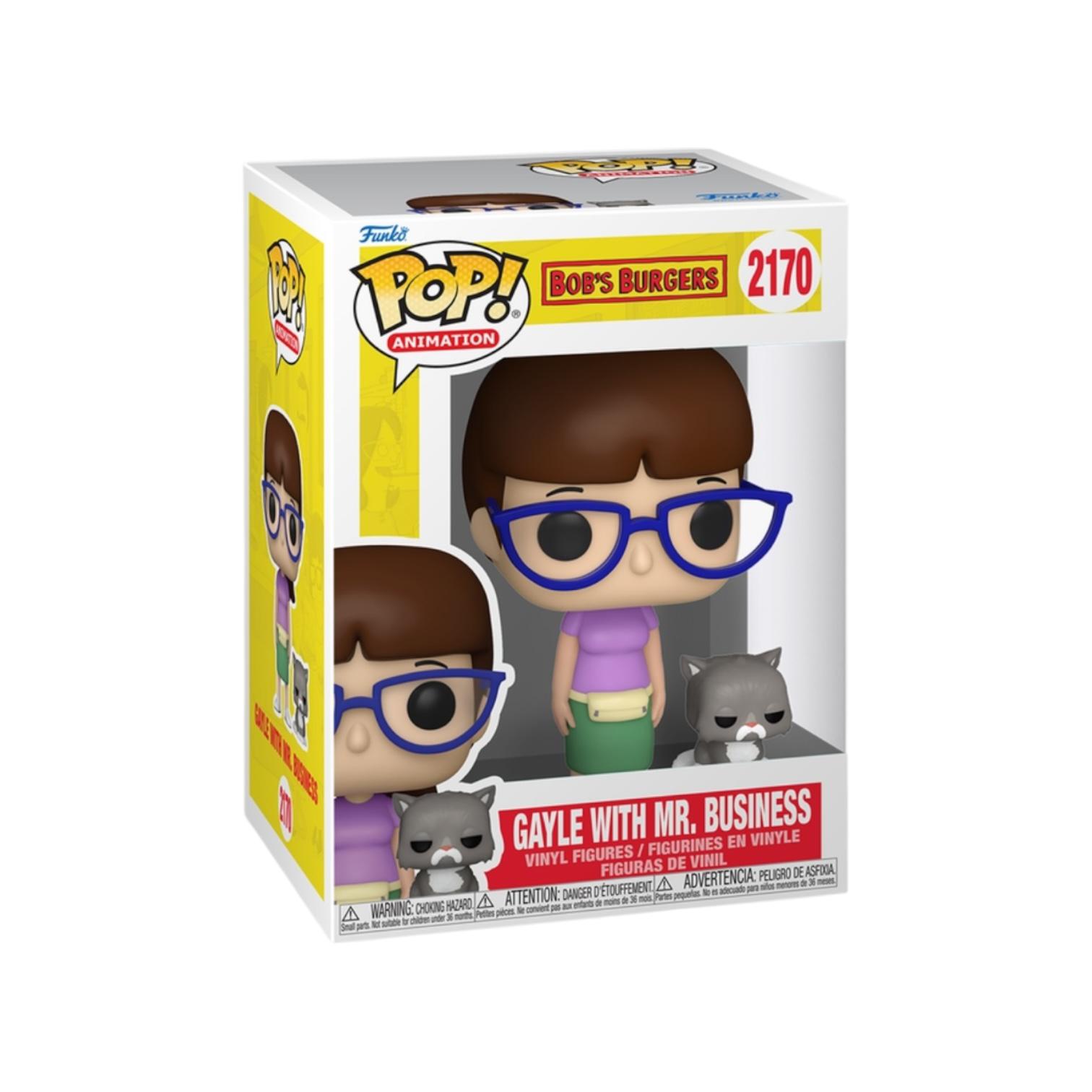 Gayle With Mr Business #2170 Funko Pop! & Buddy - Bob's Burgers - PREORDER