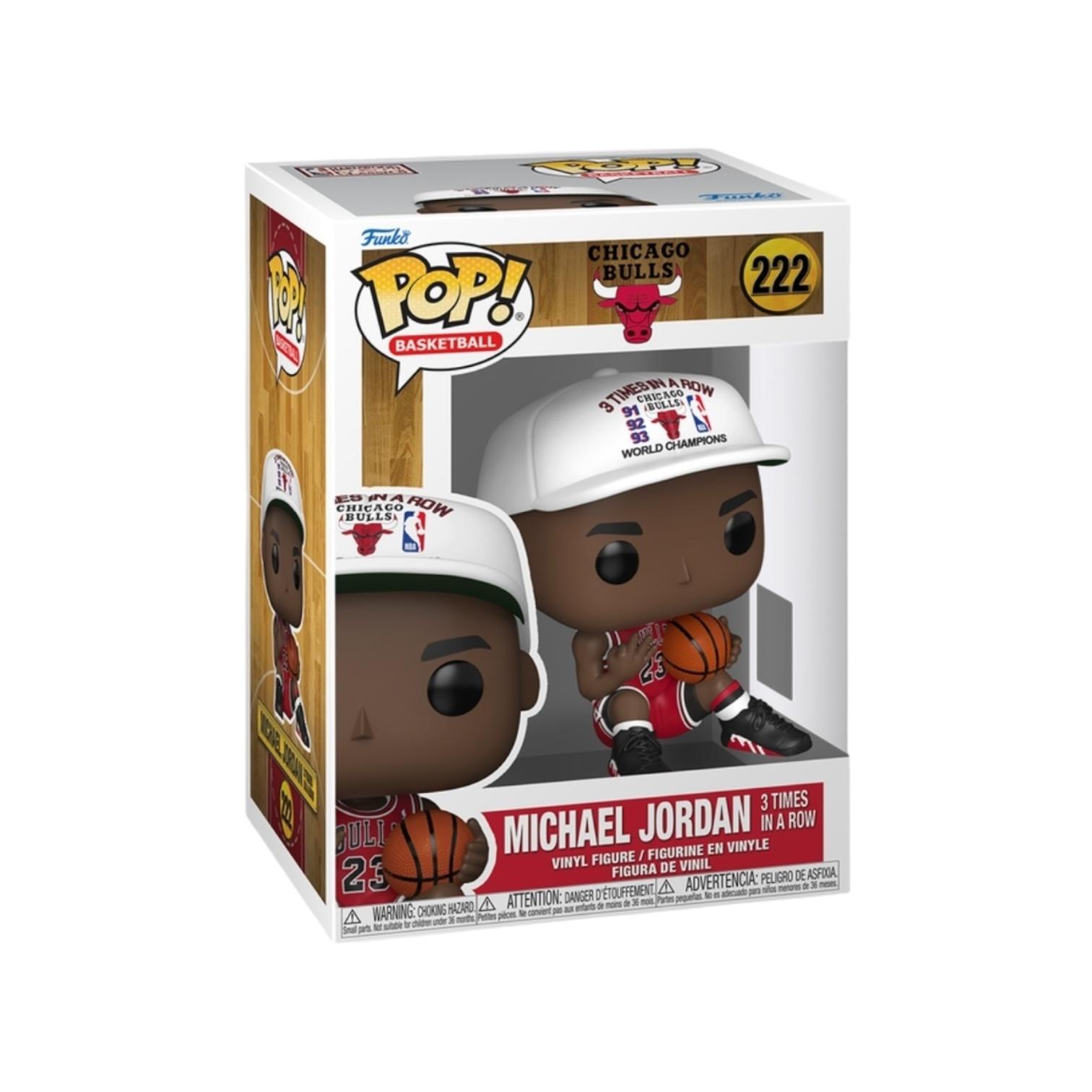 Michael Jordan 3 Times in a Row #222 Funko Pop! - Chicago Bulls - Coming Soon