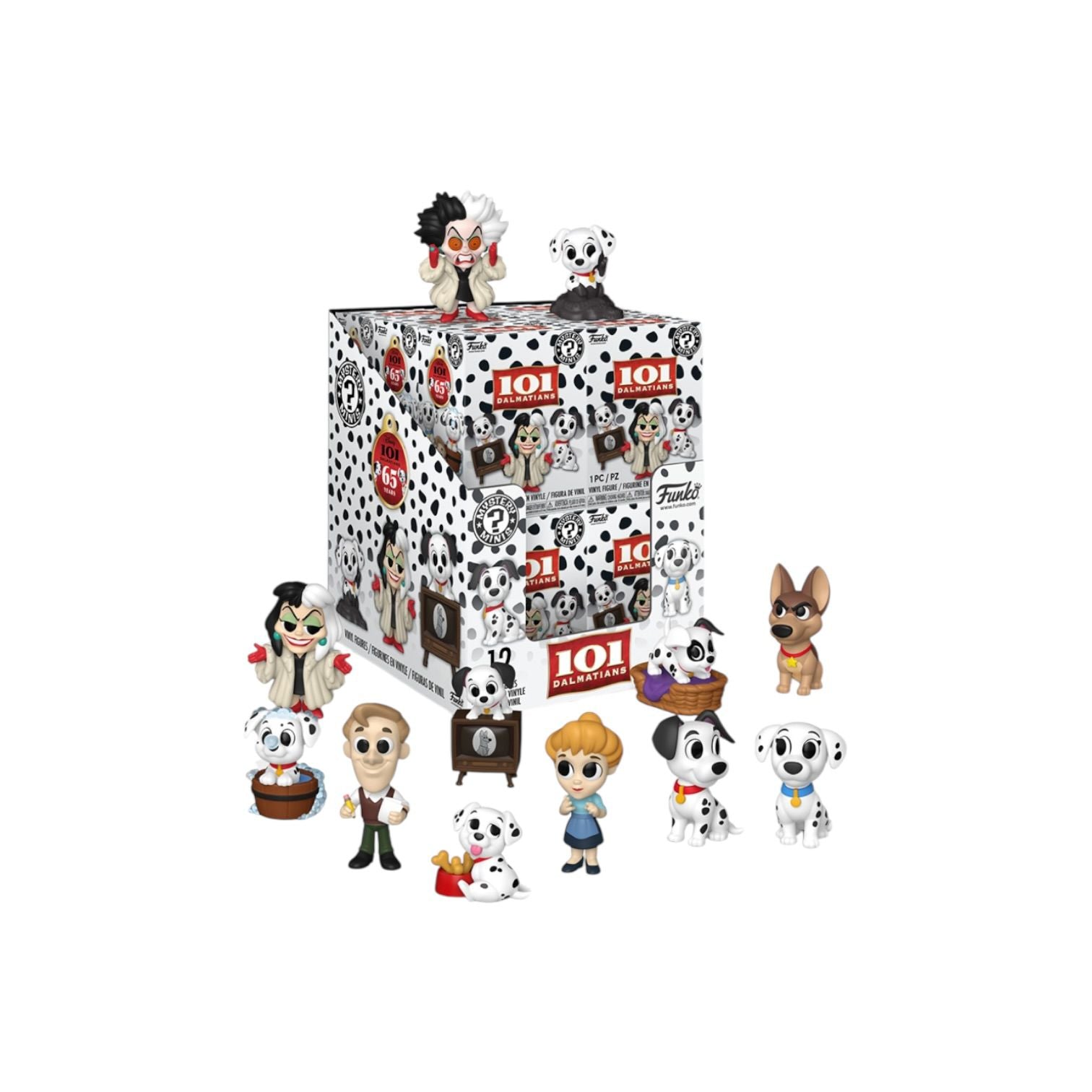 101 Dalmatians Funko Mystery Minis - Dalmatians
