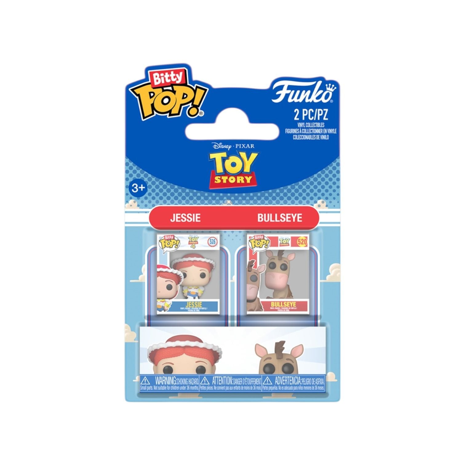 Jessie & Bullseye 2 pack Bitty Pop - Toy Story - PREORDER