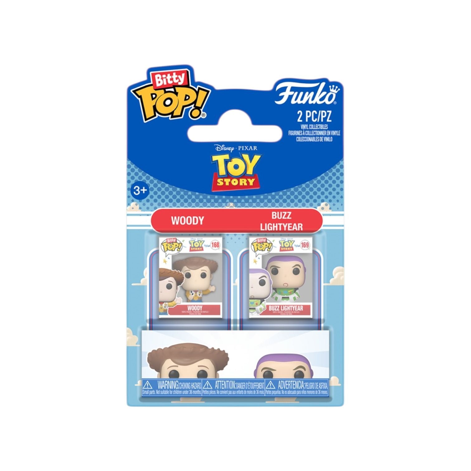 Woody & Buzz Lightyear 2 pack Bitty Pop - Toy Story - PREORDER
