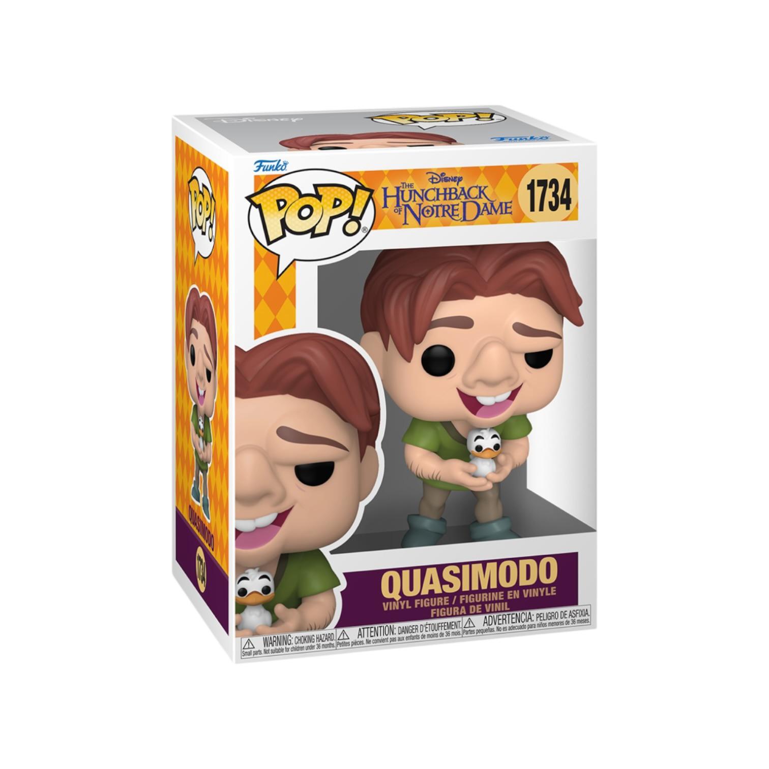 Quasimodo with Bird #1734 Funko Pop! - The Hunchback of Notre Dame - PREORDER