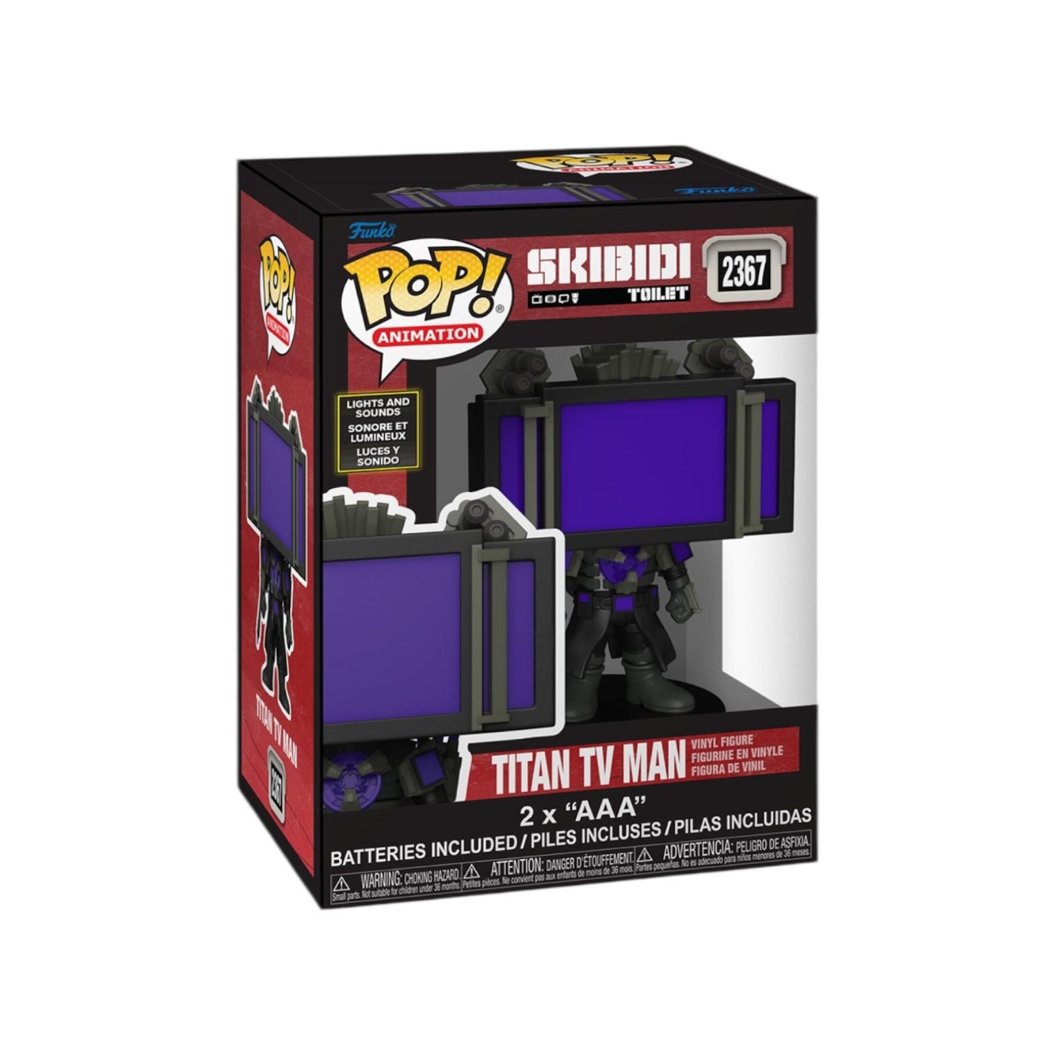 Titan TV Man #2367 (Light and Sounds Effect) Funko Pop - Skibidi Toilet - PREORDER